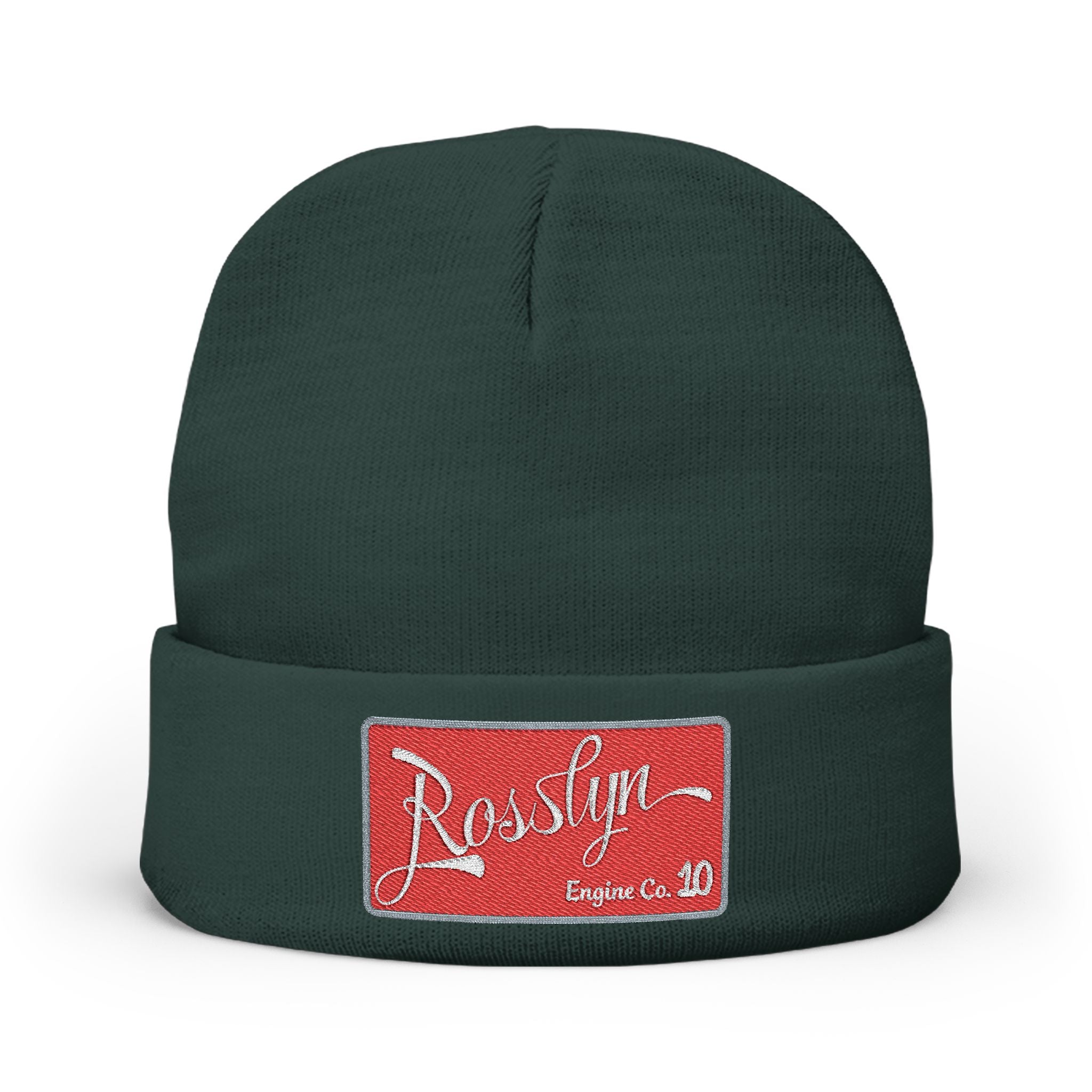 Arlington Rosslyn Engine 10 - Knit Beanie (Embroidery)