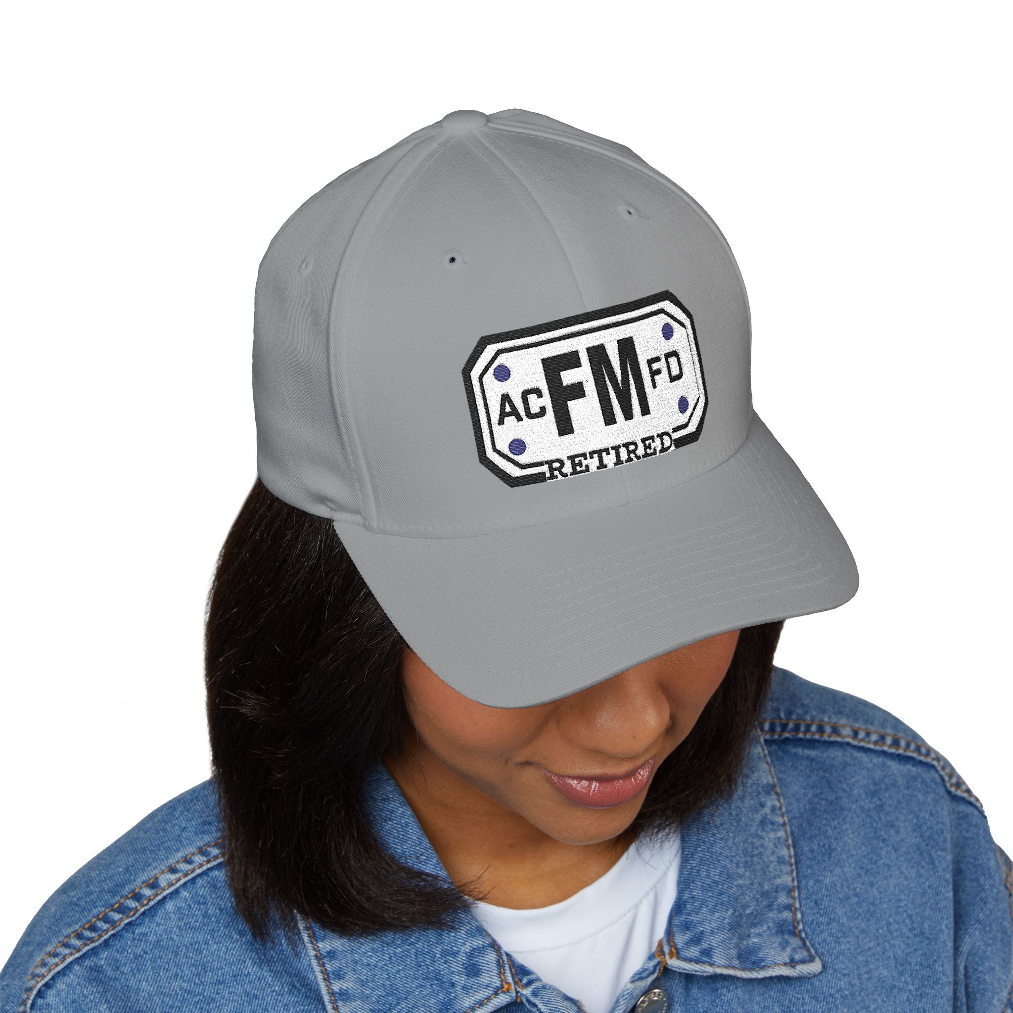 Retired Arlington Fire Marshal - FLEXFIT Closed-Back Structured Cap (Embroidery)