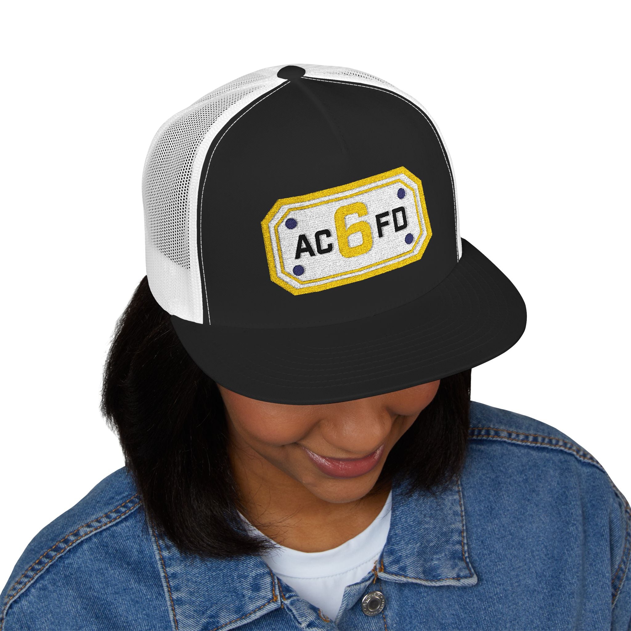 Arlington Medic 6 (requested different style hat) - 5 Panel Trucker Cap (Embroidery)