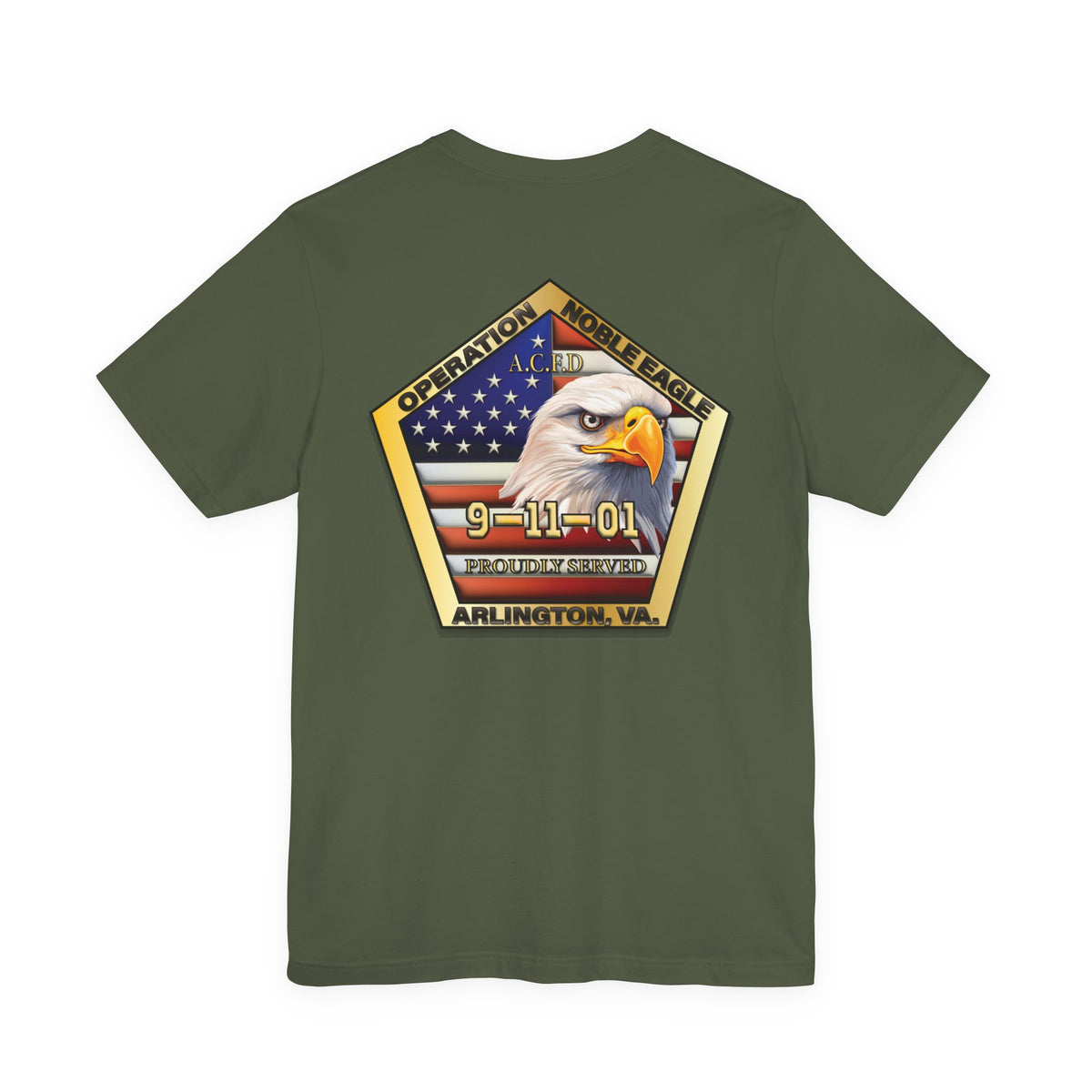 Old Arlington Patch/Noble Eagle - Bella+Canvas Soft Unisex Tee