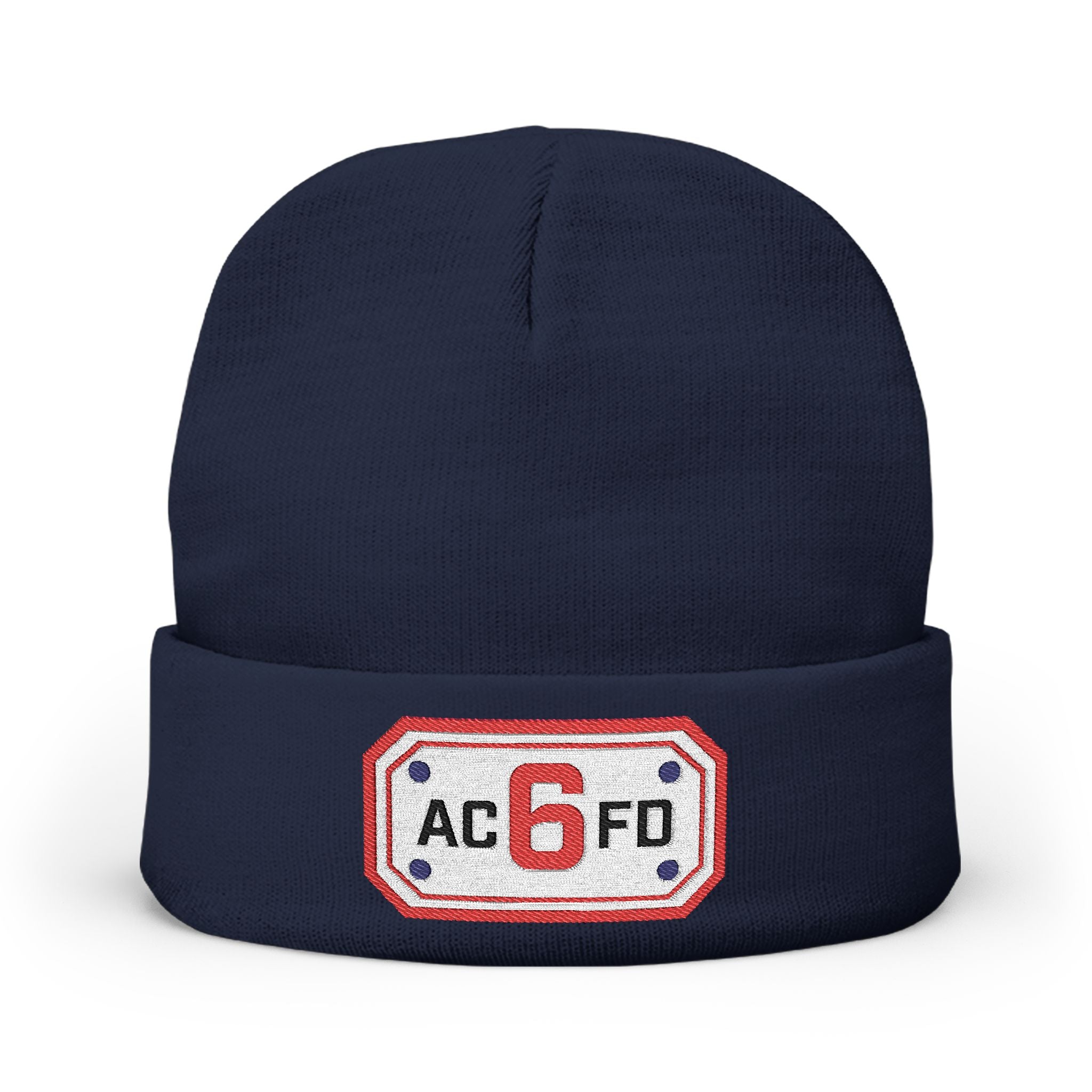 Arlington Engine 6 - Knit Beanie (Embroidery)