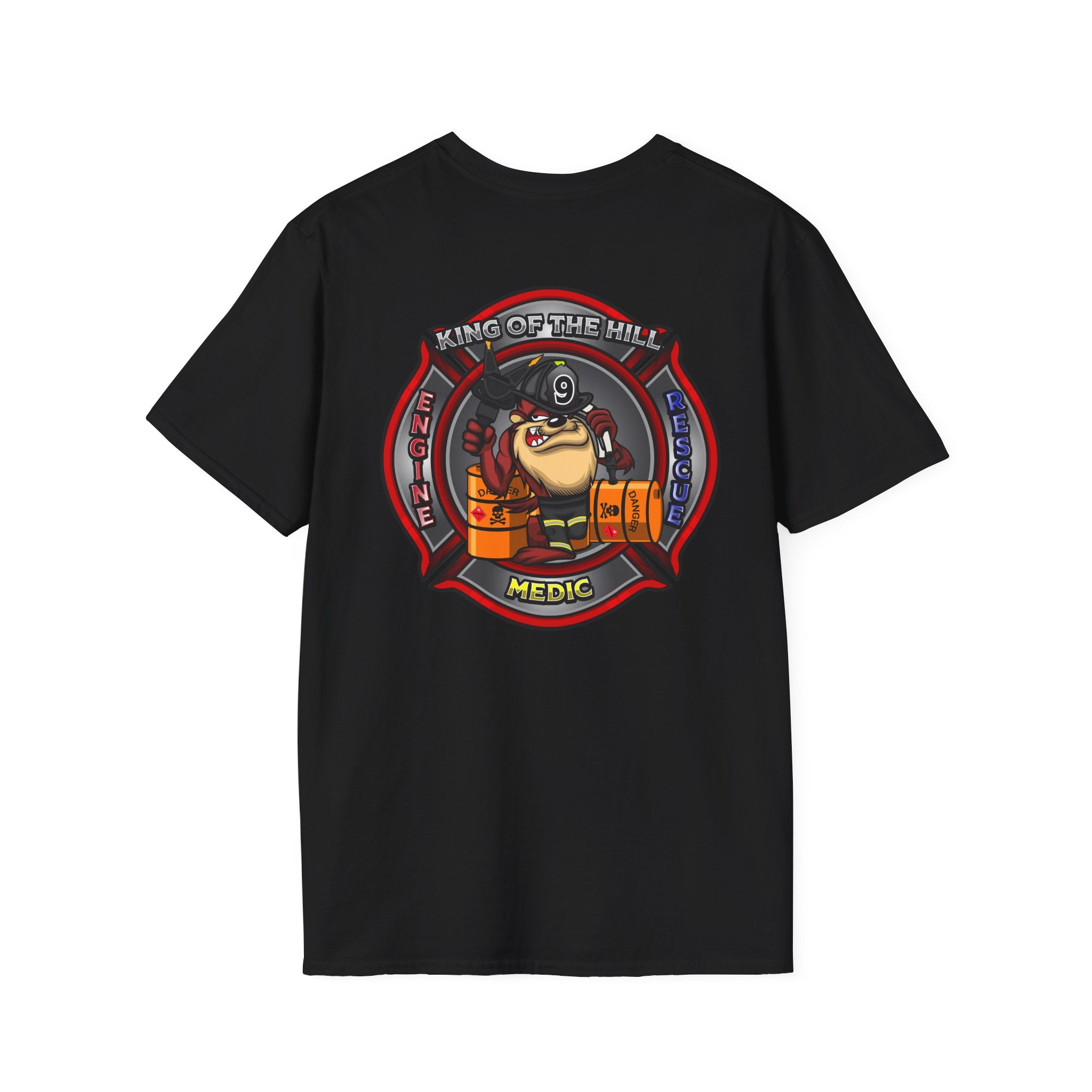 Station 9 Taz Front / Taz back - Gildan Soft Cotton Softstyle T-Shirt