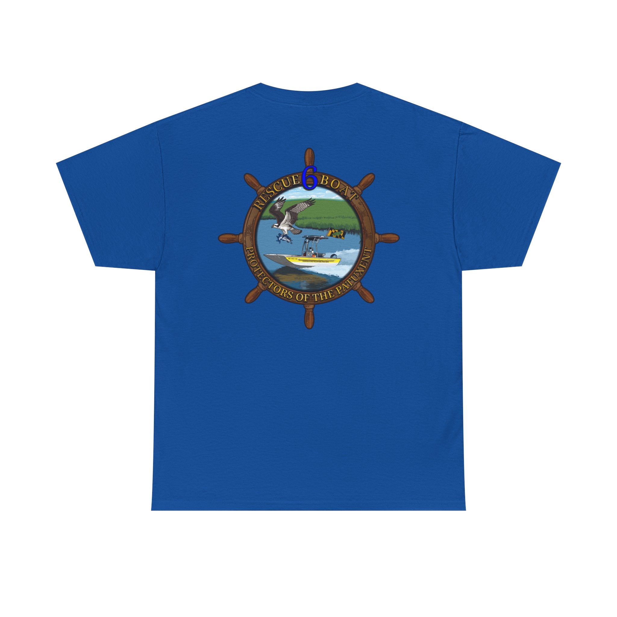 Huntingtown Vol. Fire Boat 6 - Heavy Cotton Unisex Tee