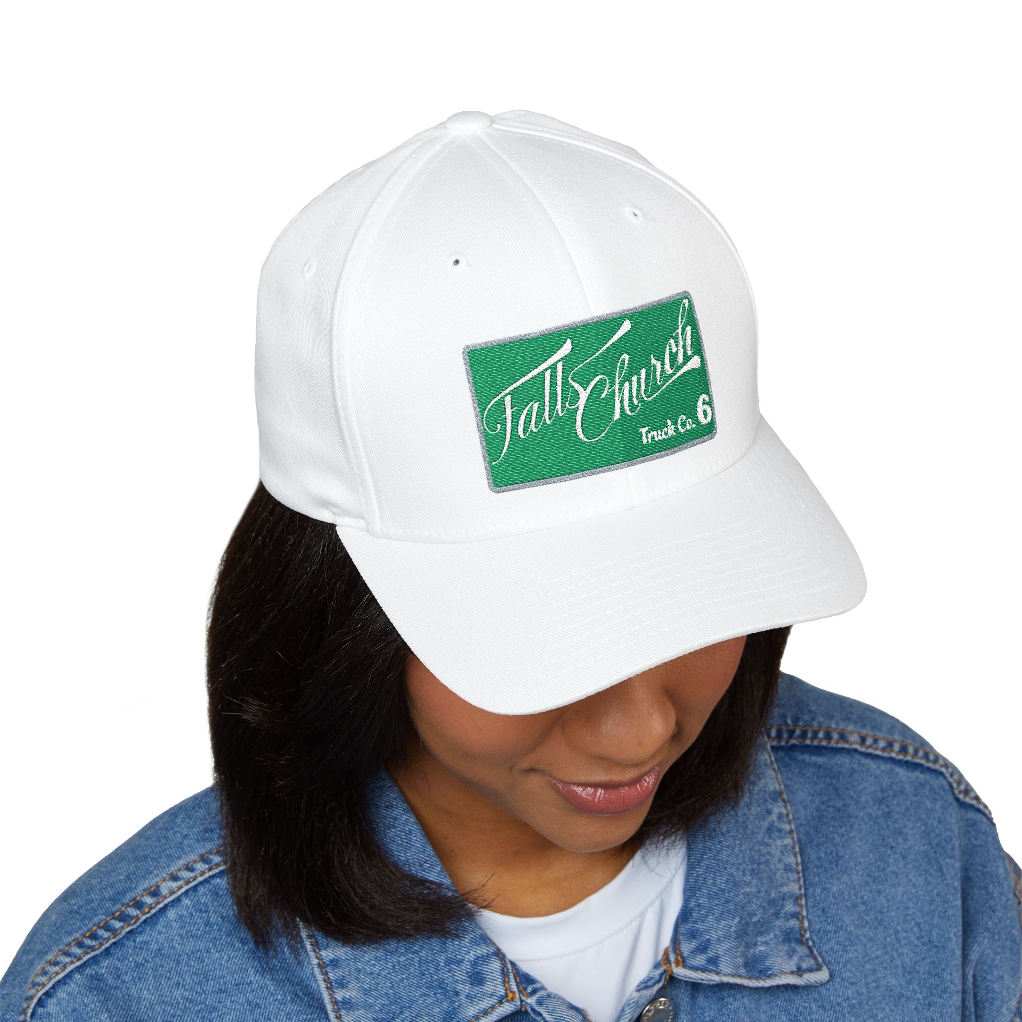 Arlington Falls Church Truck 6 - FLEXFIT Closed-Back Structured Cap (Embroidery)