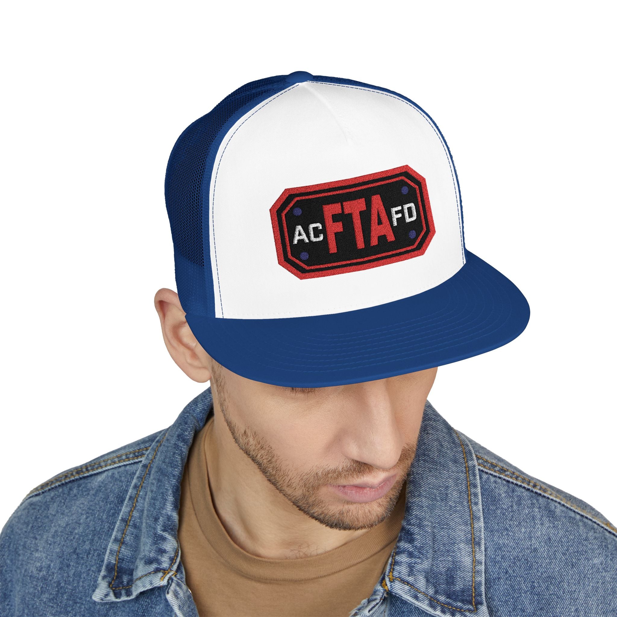 Arlington FTA (Fire Training Academy) - 5 Panel Trucker Cap (Embroidery)