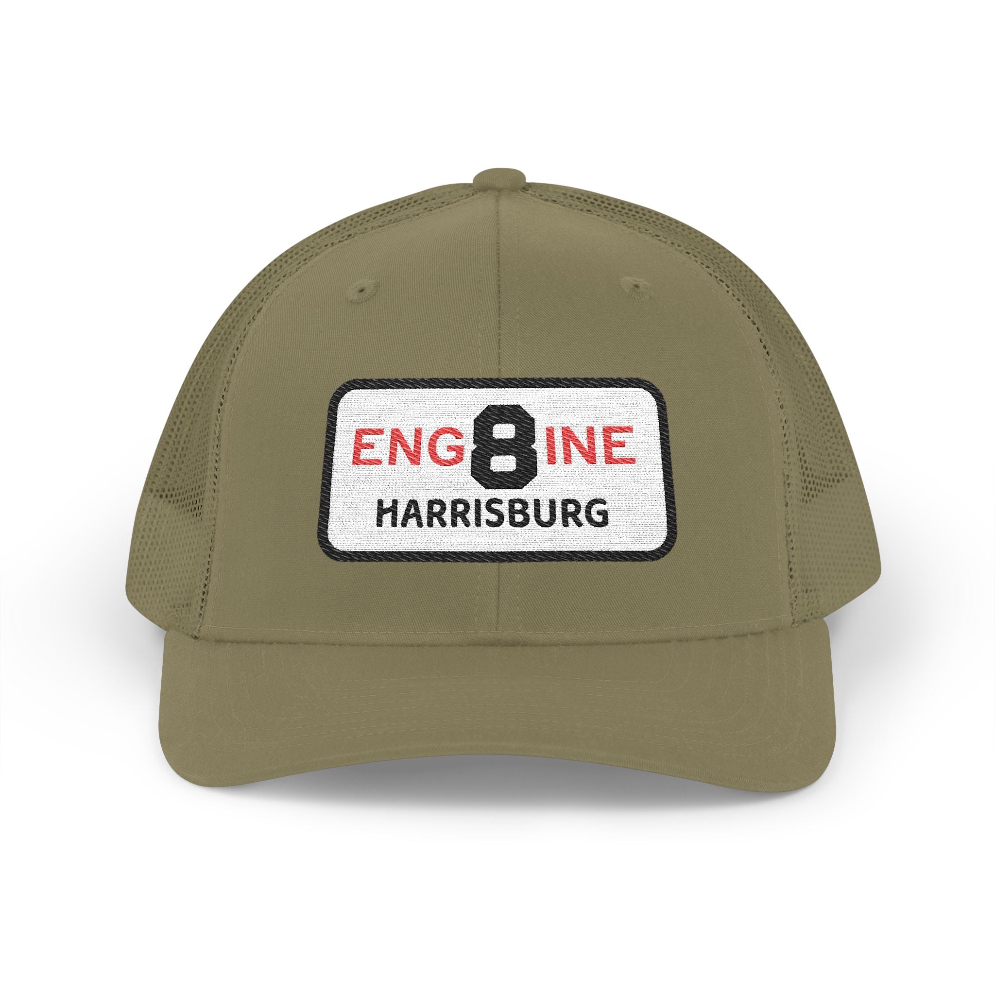 Harrisburg Fire Engine 8 - Richardson 112 Style Snapback Trucker Cap (