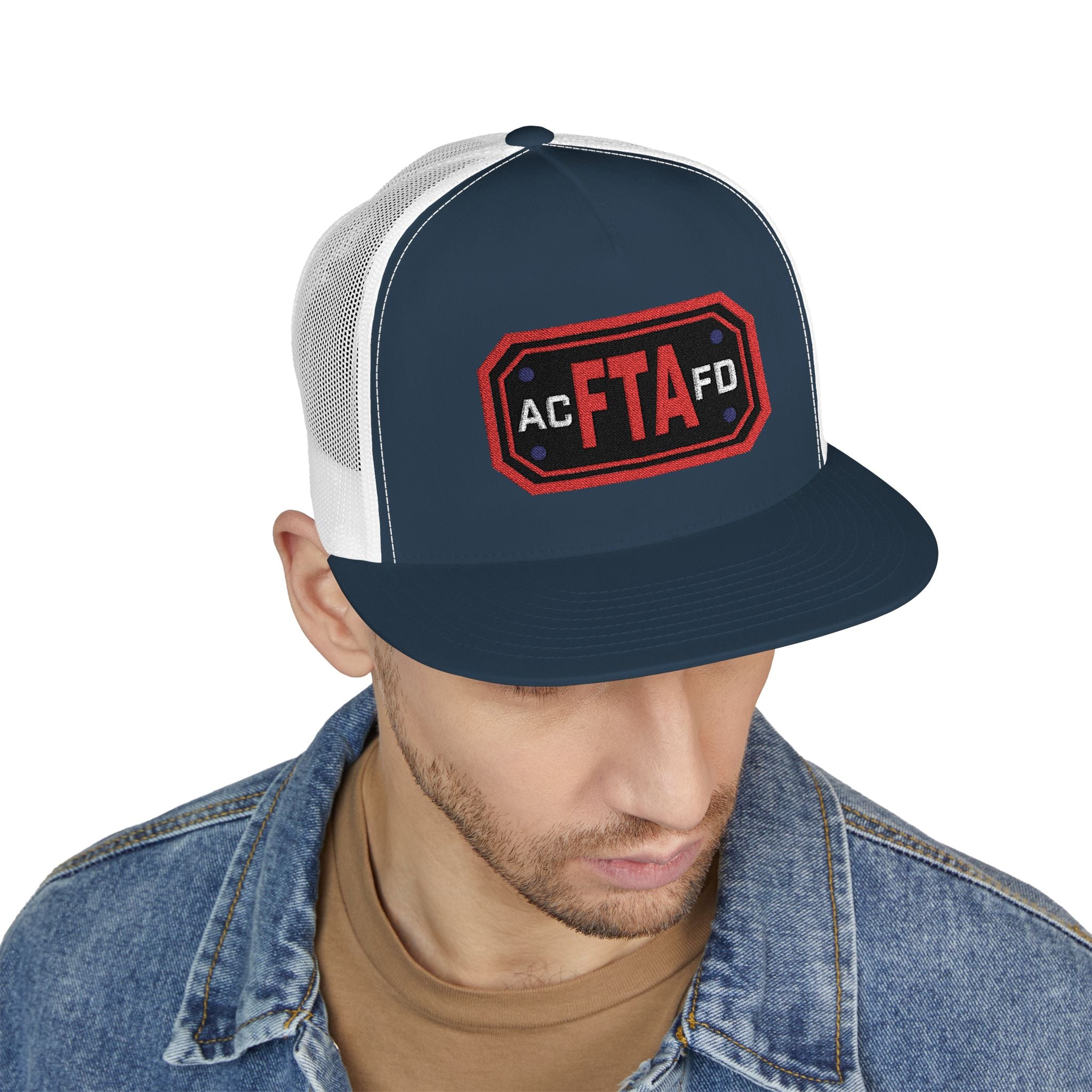 Arlington FTA (Fire Training Academy) - 5 Panel Trucker Cap (Embroidery)