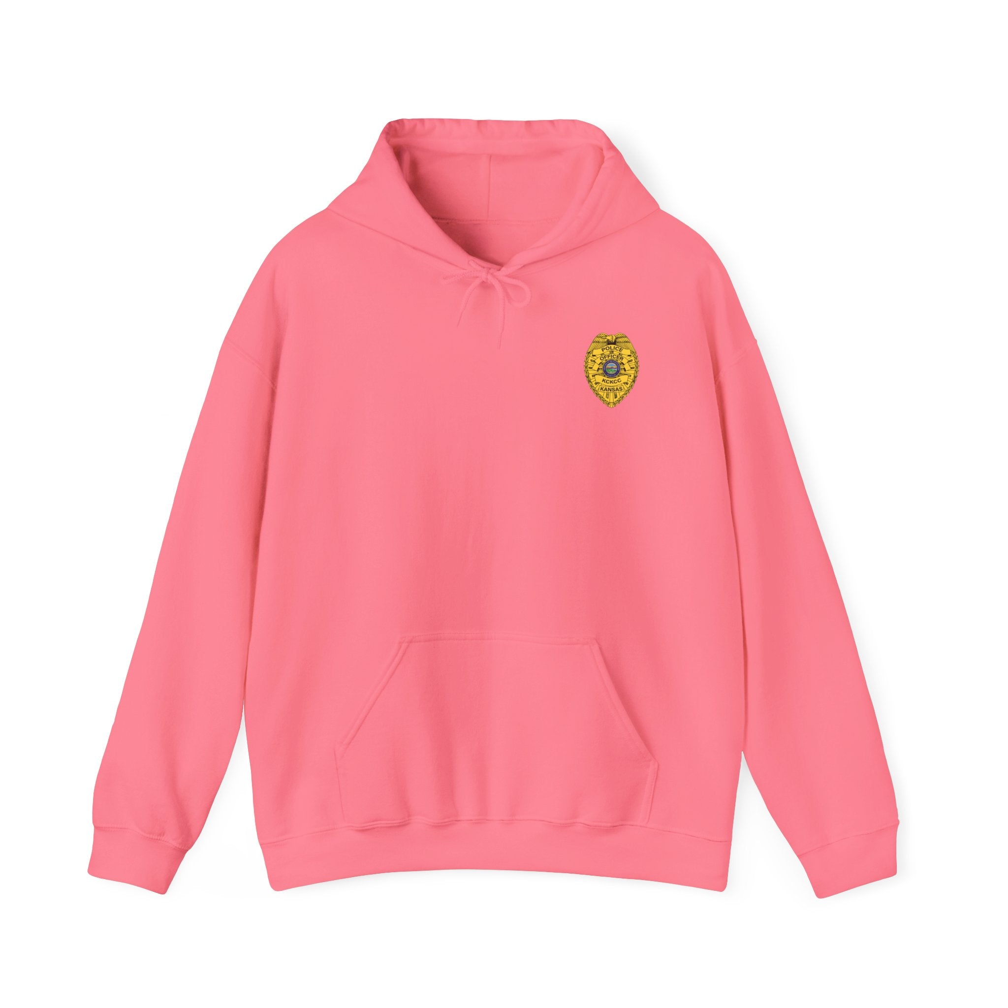 Kansas City College Police Officer Badge - Unisex Heavy Blend™ Hooded Sweatshirt