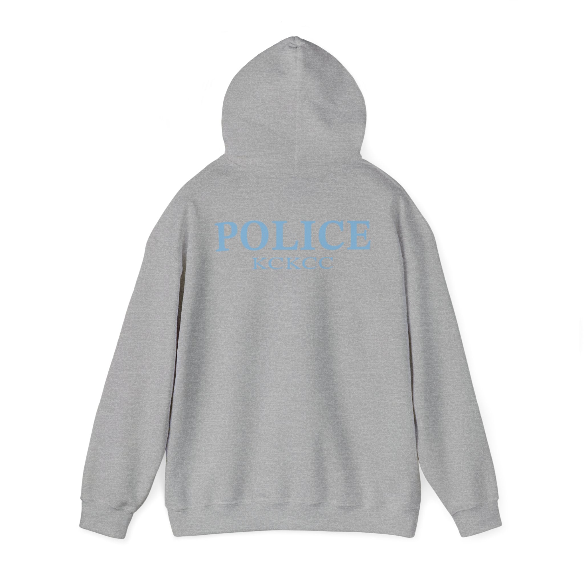 Kansas City College Police Blue Patch - Unisex Heavy Blend™ Hooded Sweatshirt