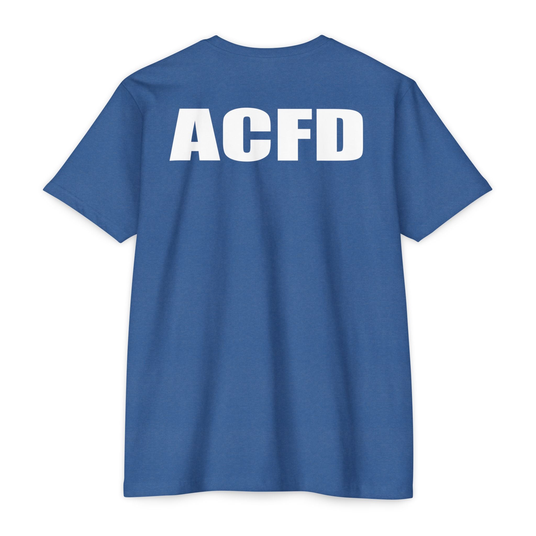 ACFD Firefighter - 60% cotton / 40% polyester Unisex CVC Jersey T-shirt