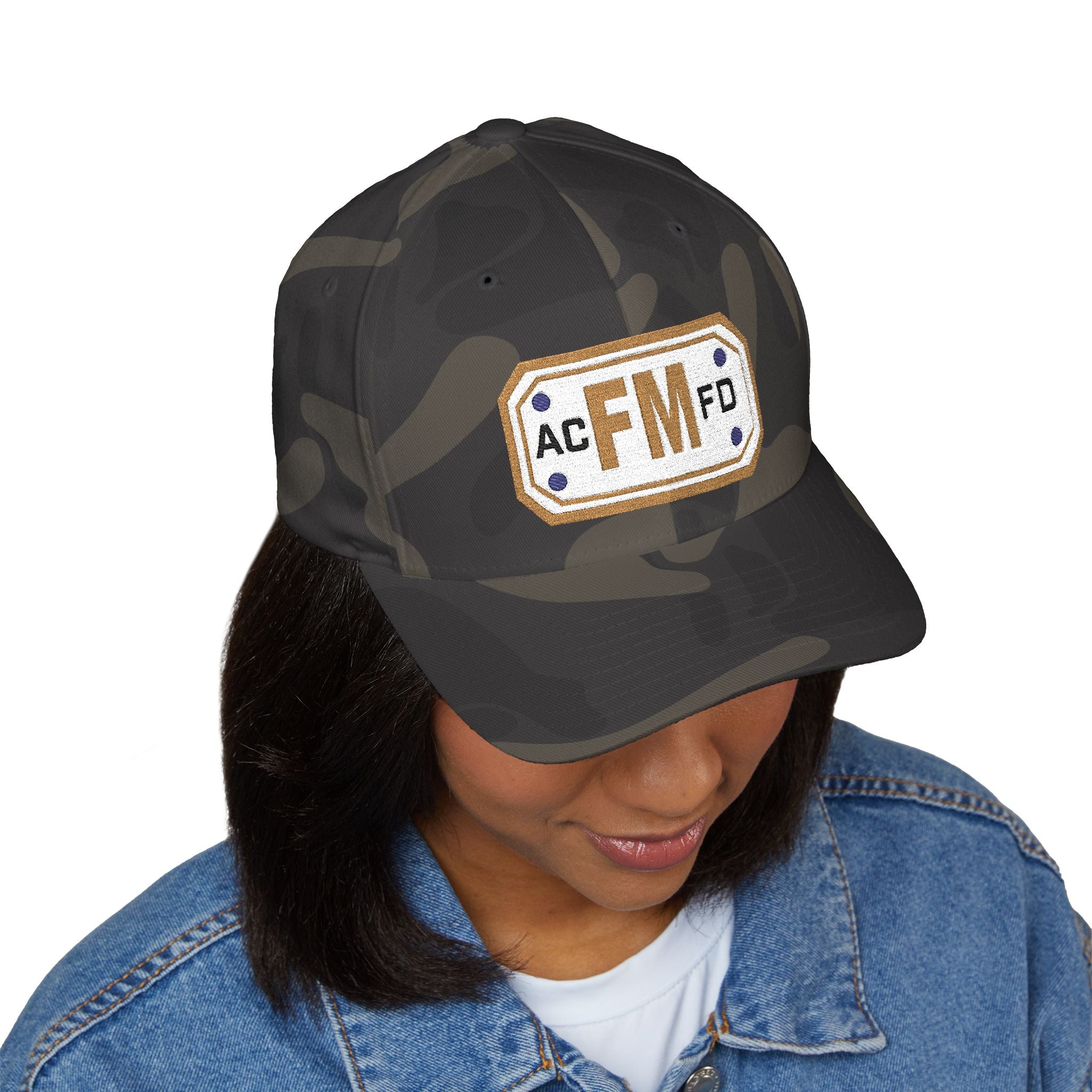 Arlington Fire Marshal Gold - FLEXFIT Closed-Back Structured Cap (Embroidery)