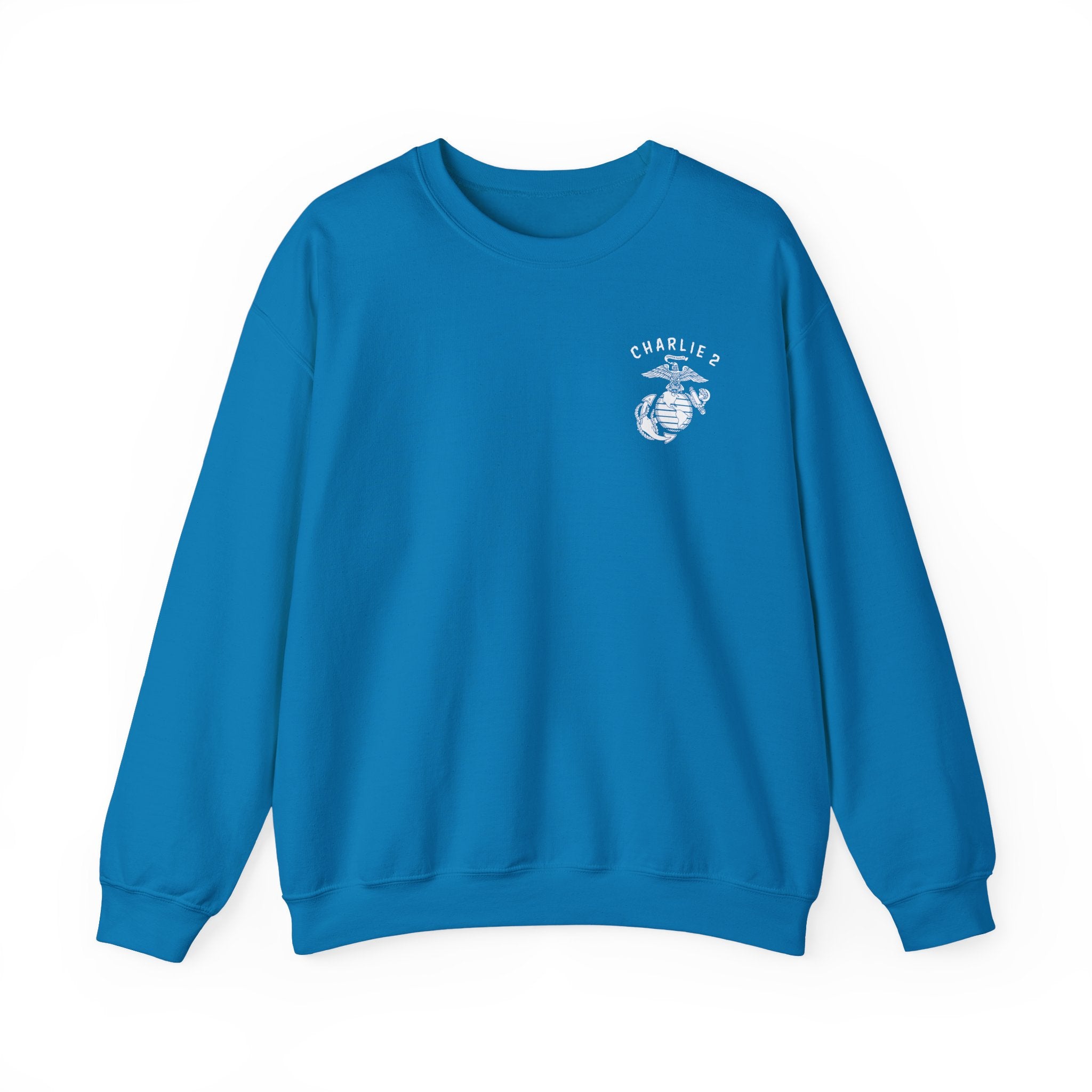 Charlie 2 Ronin (white Logo) - Gildan Unisex Heavy Blend™ Crewneck Sweatshirt