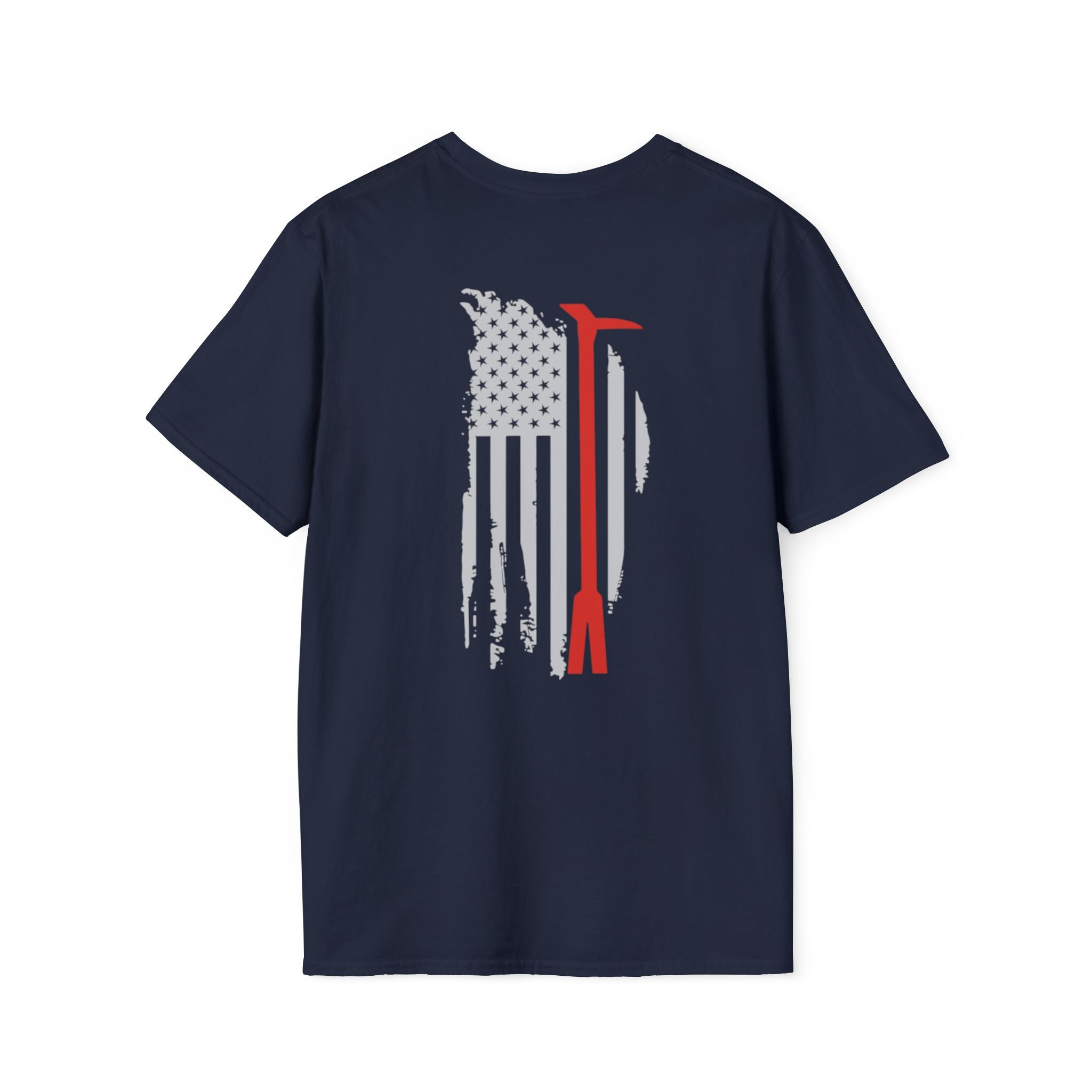 Halligan US Flag - Unisex Softstyle T-Shirt