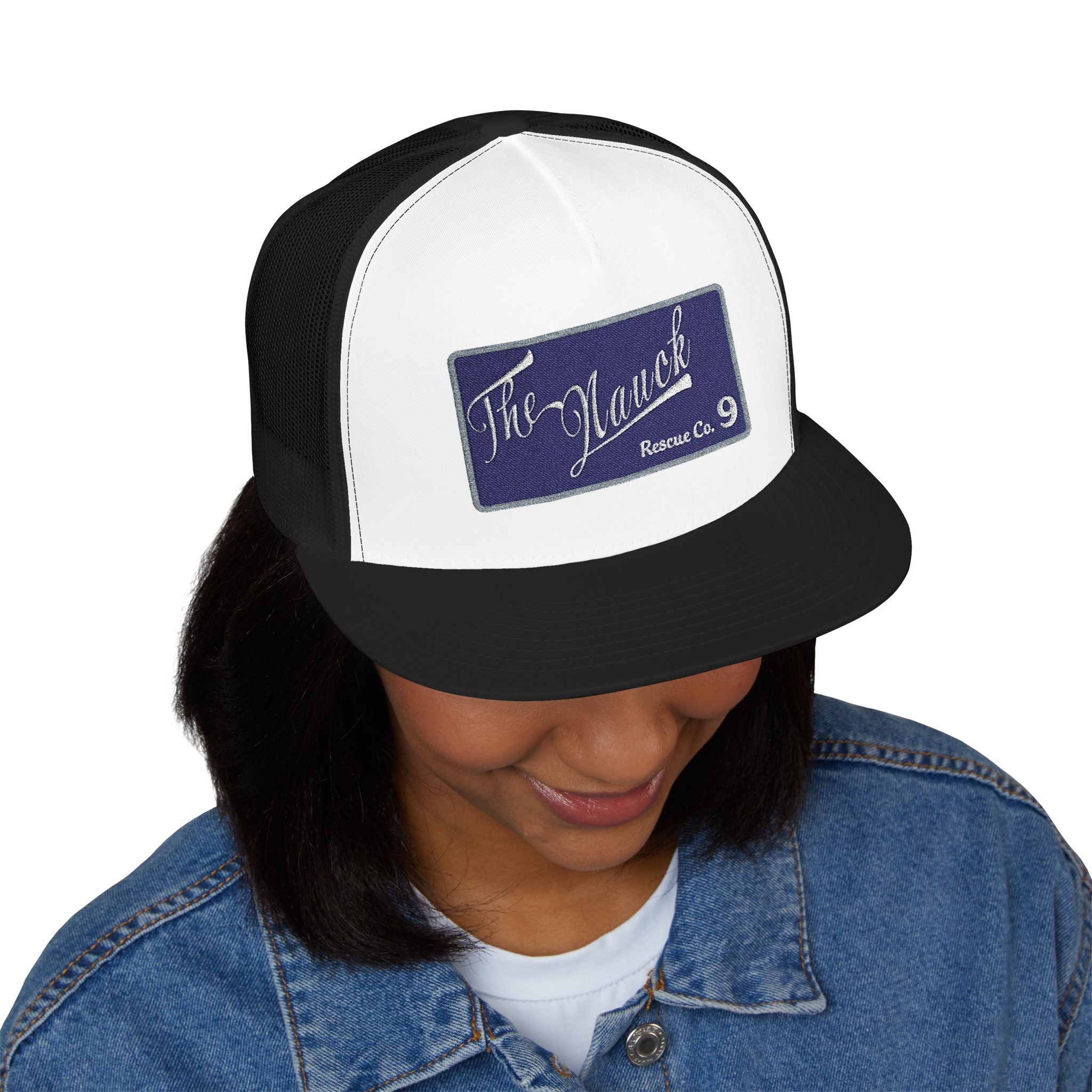 Arlington The Nauck Rescue 9  - 5 Panel Trucker Cap (Embroidery)