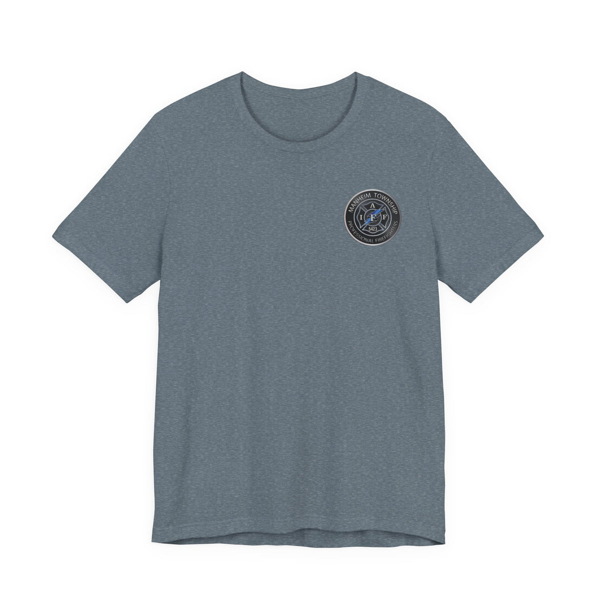 Manheim Township Local 5423 white - Bella+Canvas Soft Unisex Tee