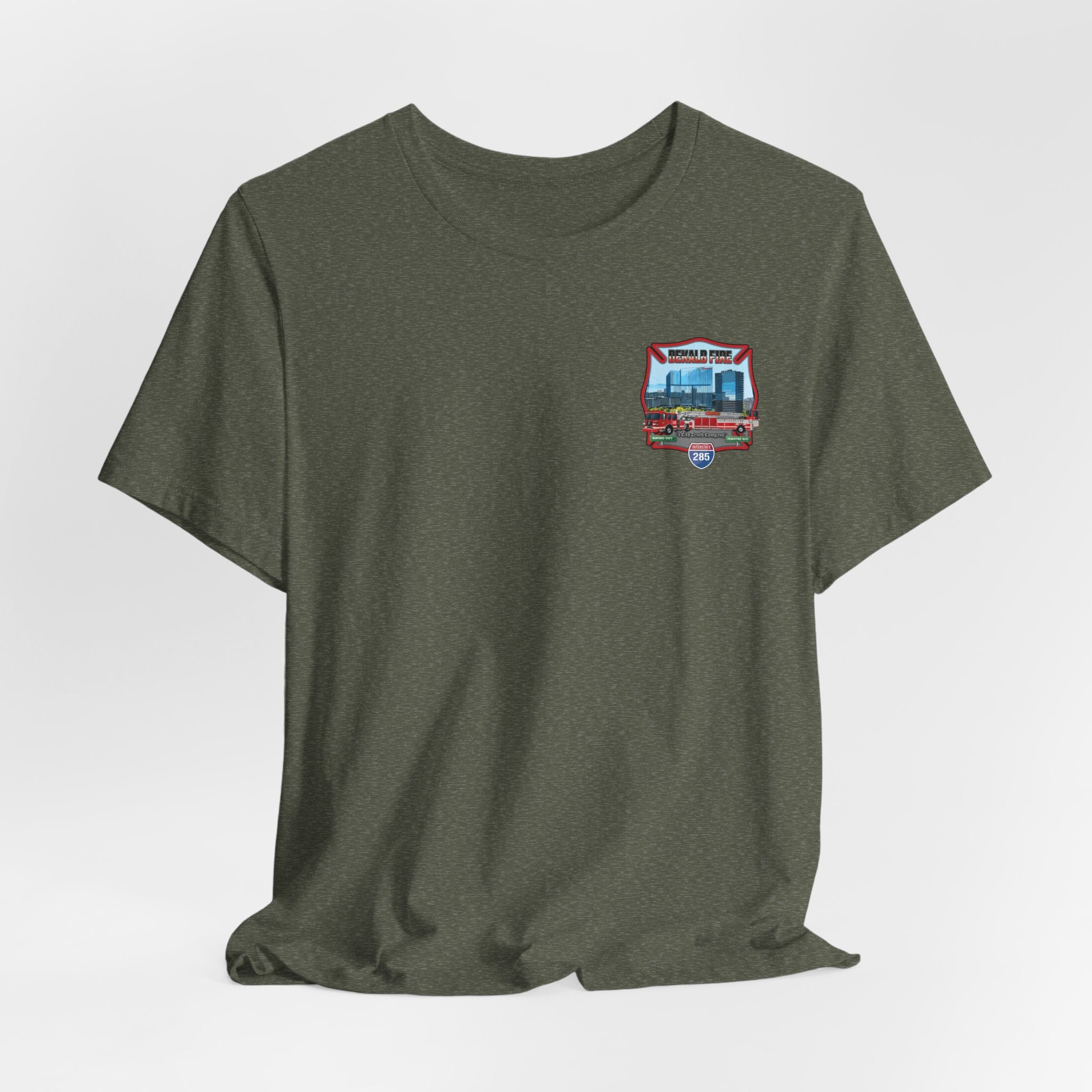 Dekalb County Fire Tiller 18 - Bella+Canvas Soft Unisex Tee