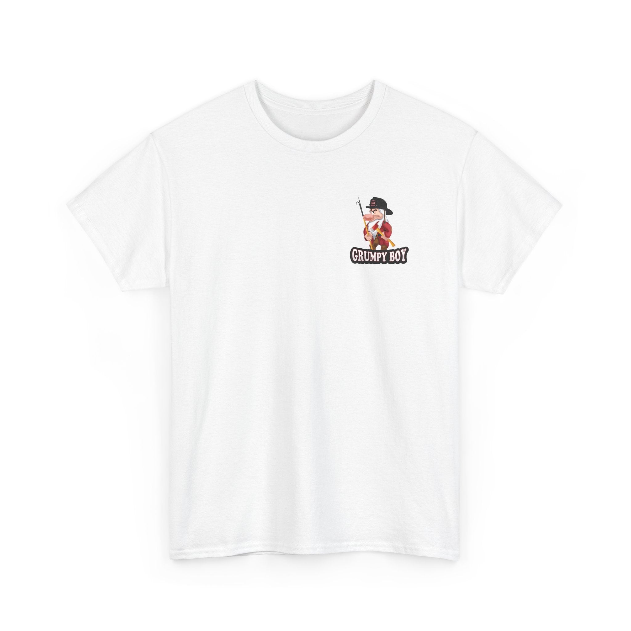 Grumpy Boy Firefighter - Heavy Cotton Unisex Tee