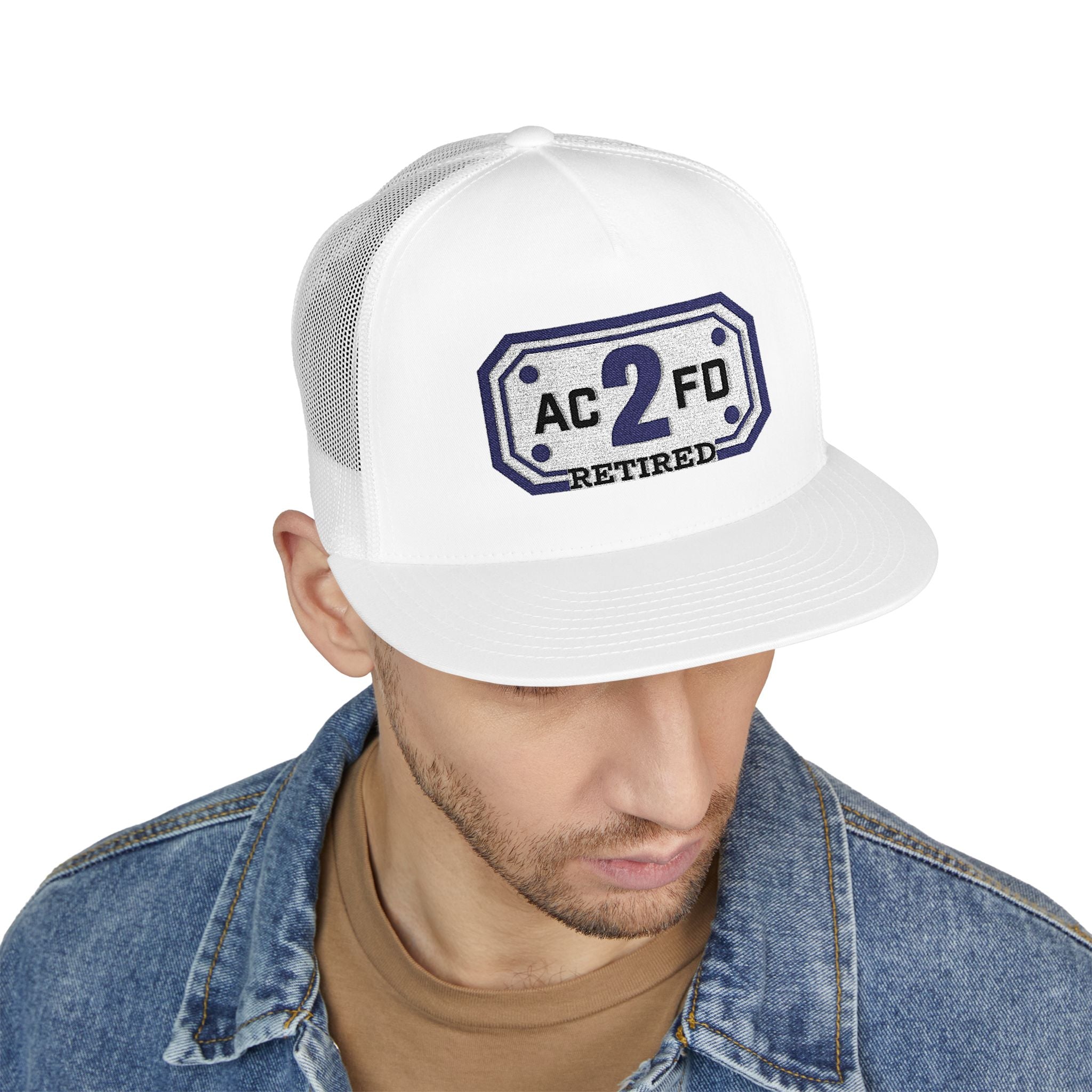 Retired Arlington Rescue 2 - 5 Panel Trucker Cap (Embroidery)