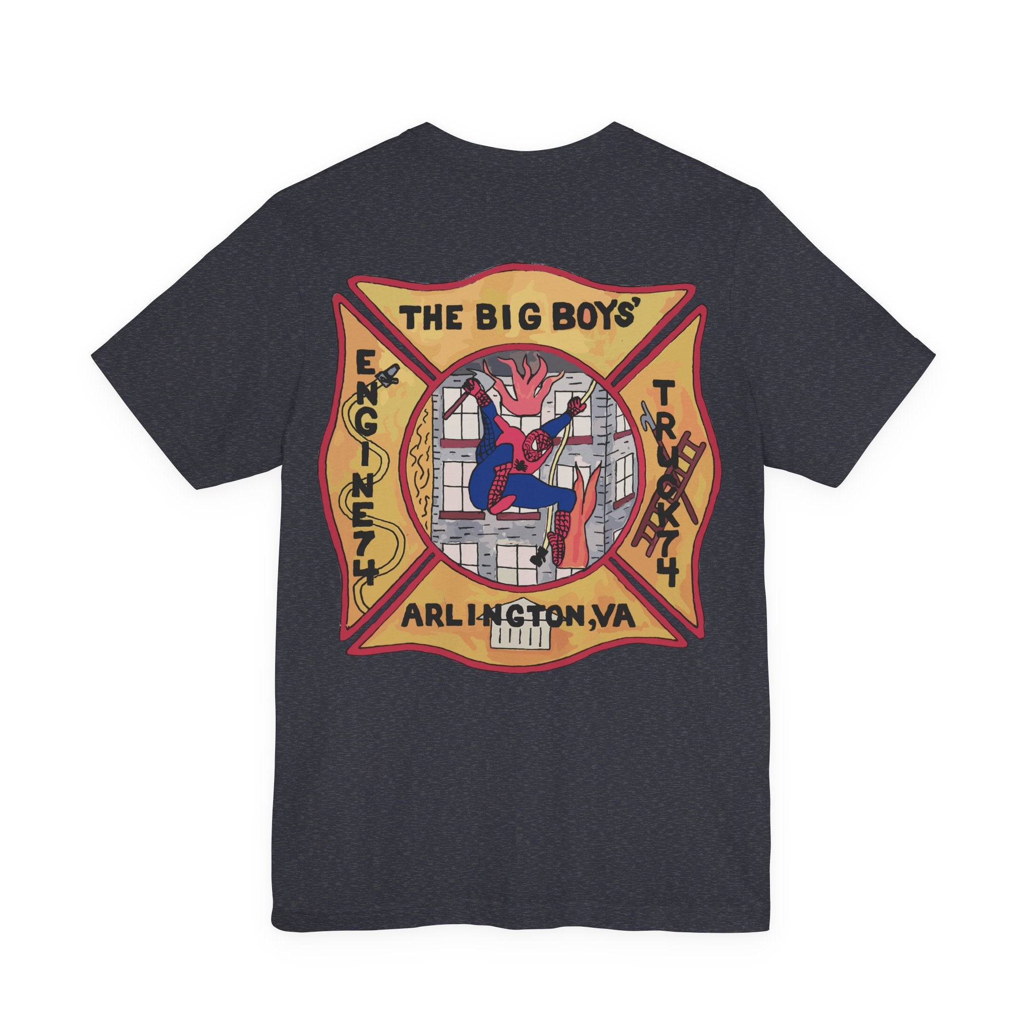Big  Boys Station 4 Retro Patch - Unisex Jersey Short Sleeve Tee