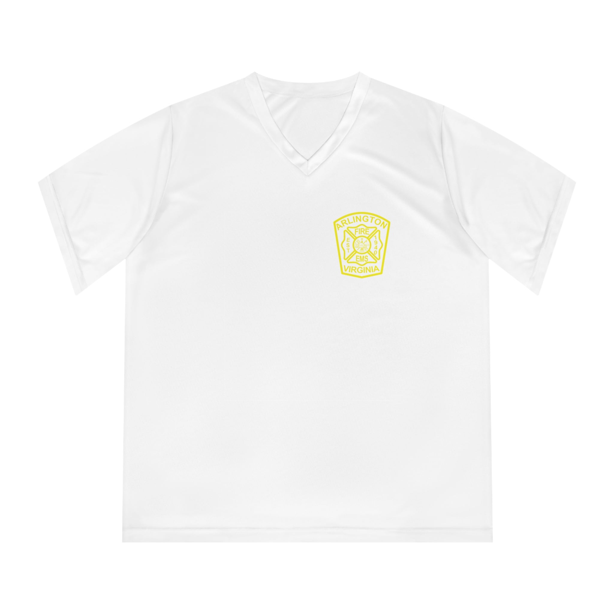 ACFD Officers Women's Moisture Wicking - Performance V-Neck T-Shirt