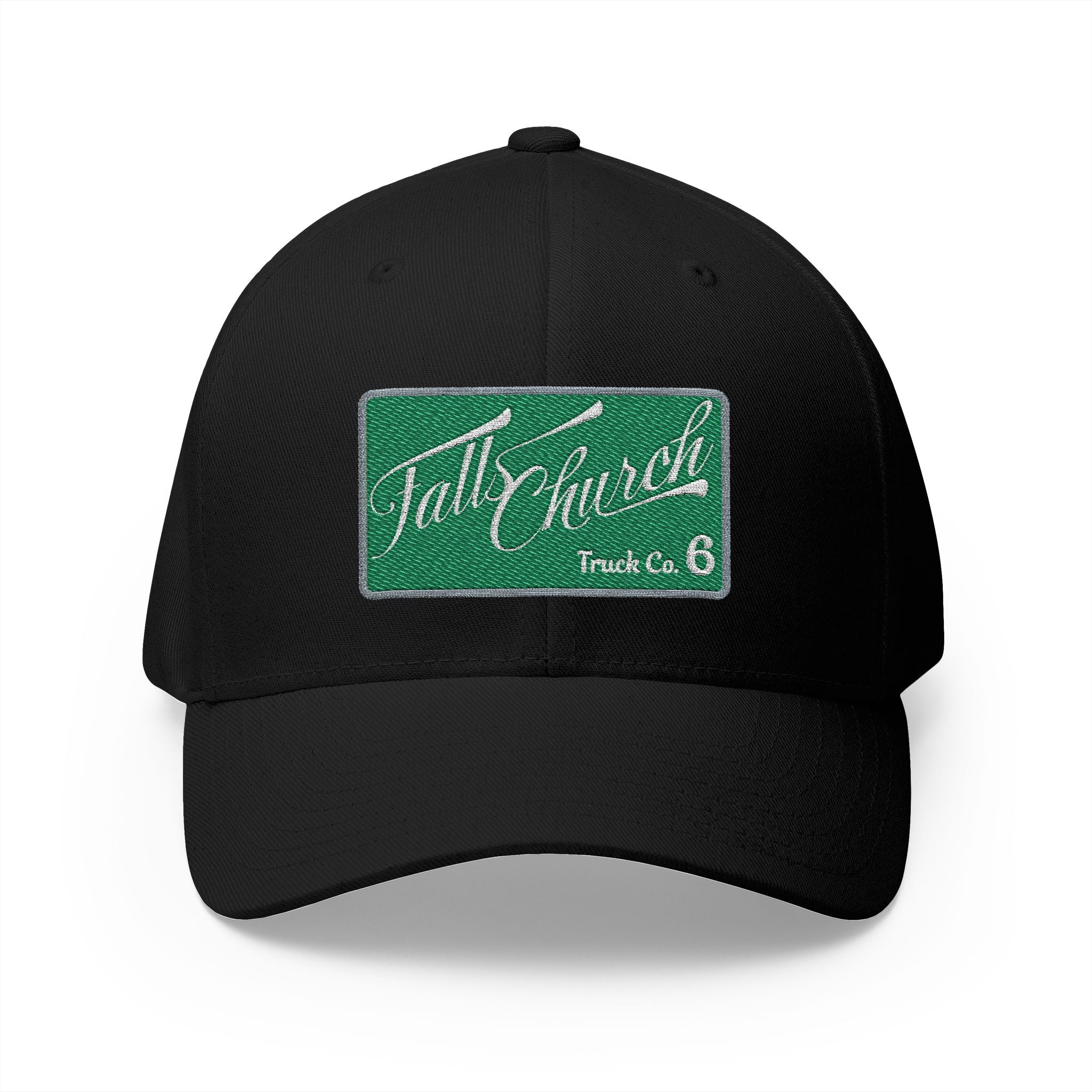 Arlington Falls Church Truck 6 - FLEXFIT Closed-Back Structured Cap (Embroidery)