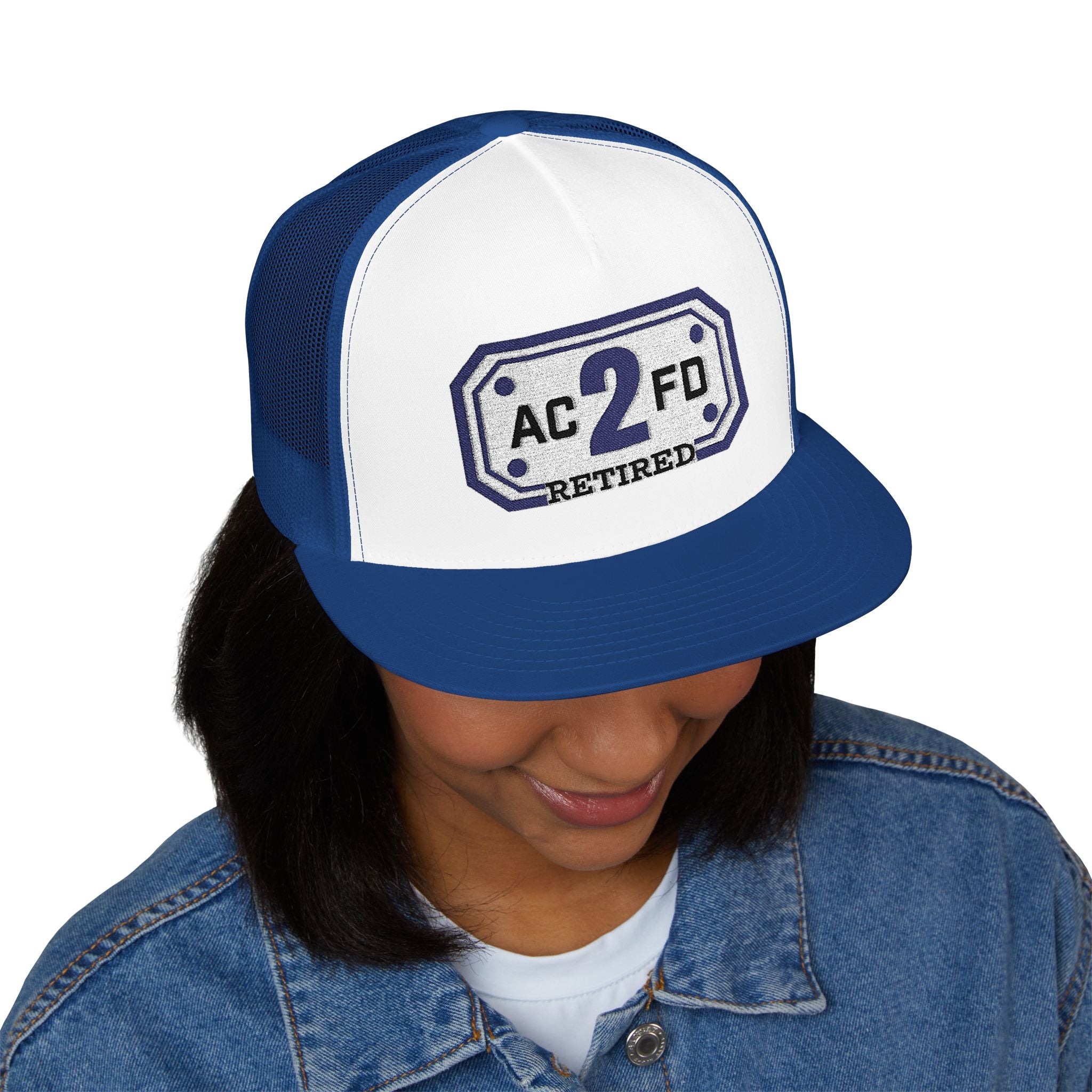 Retired Arlington Rescue 2 - 5 Panel Trucker Cap (Embroidery)