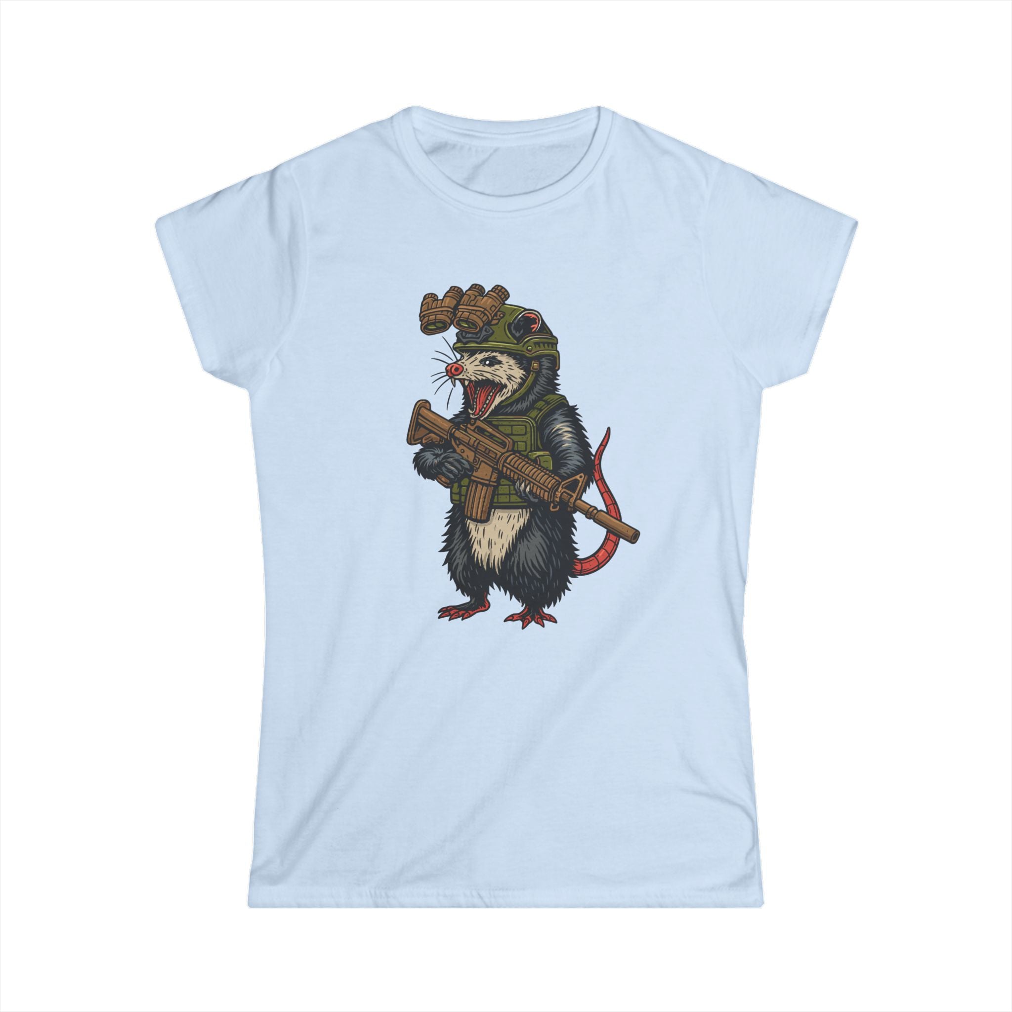 Tactical Opossum - Women's Softstyle Tee