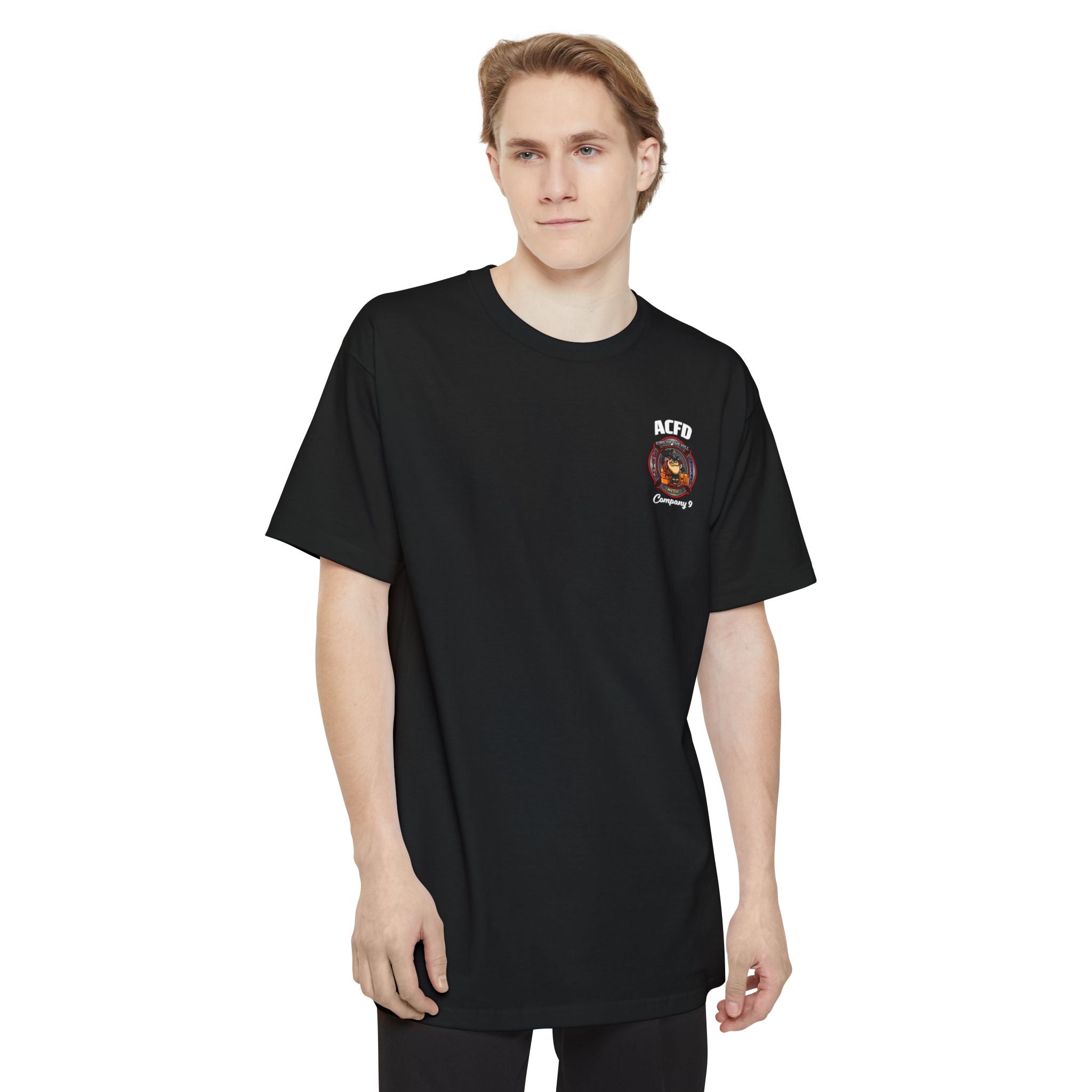 (Tall) Station 9 Firefighter Rescue - Tall Beefy-T® - Unisex T-Shirt