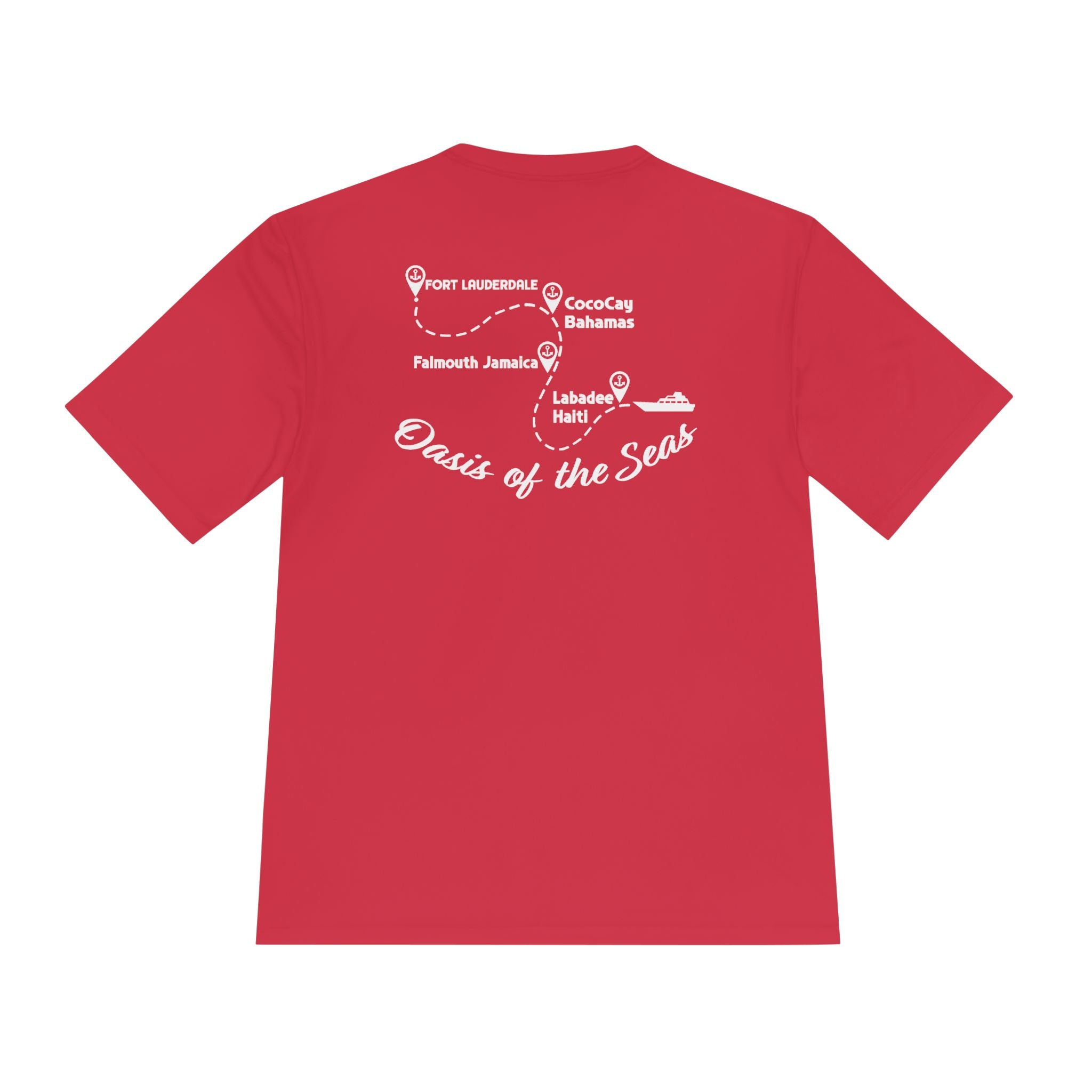 Bennet Family Cruise White Text- Unisex Moisture Wicking Tee