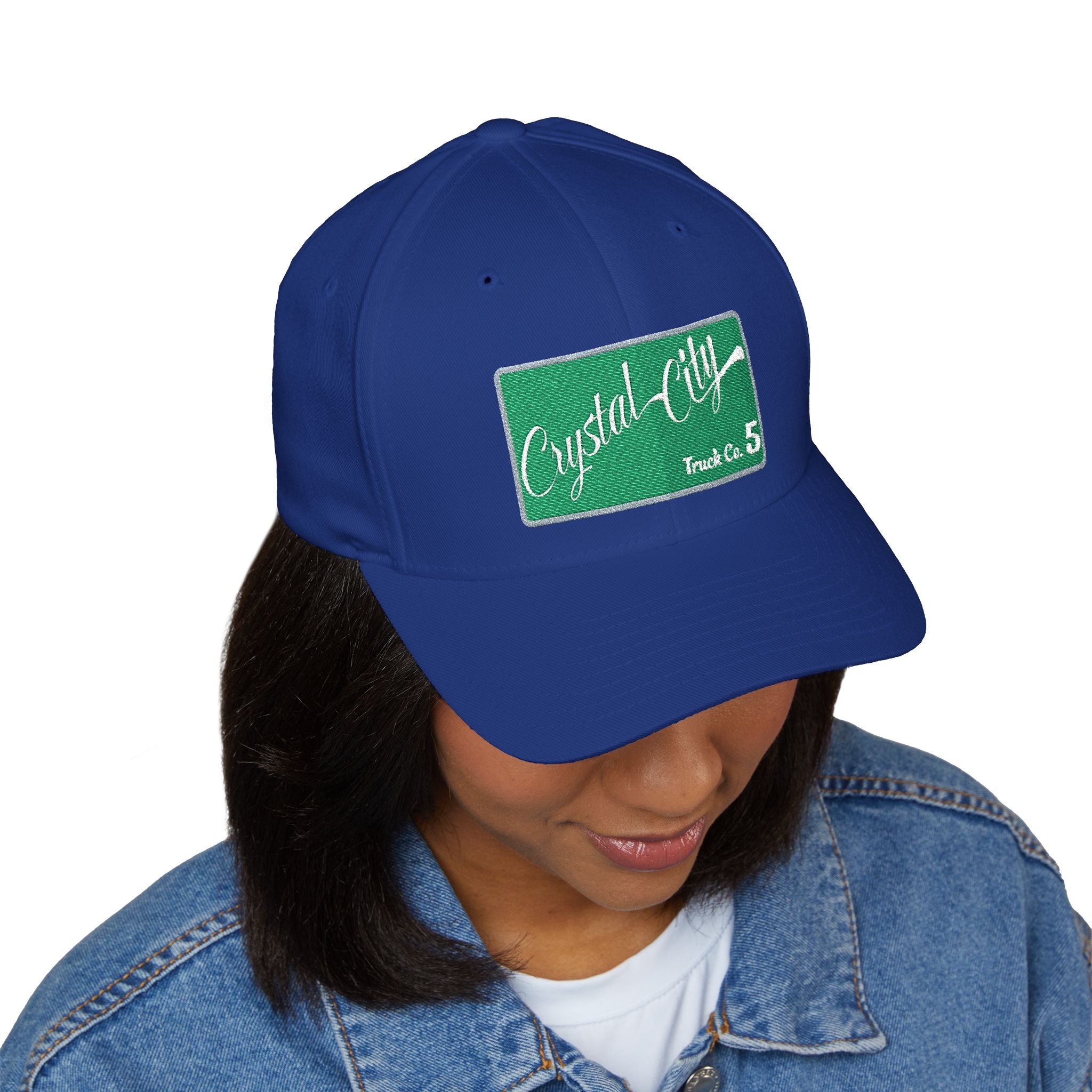 Arlington Crystal City Truck 5 - FLEXFIT Closed-Back Structured Cap (Embroidery)