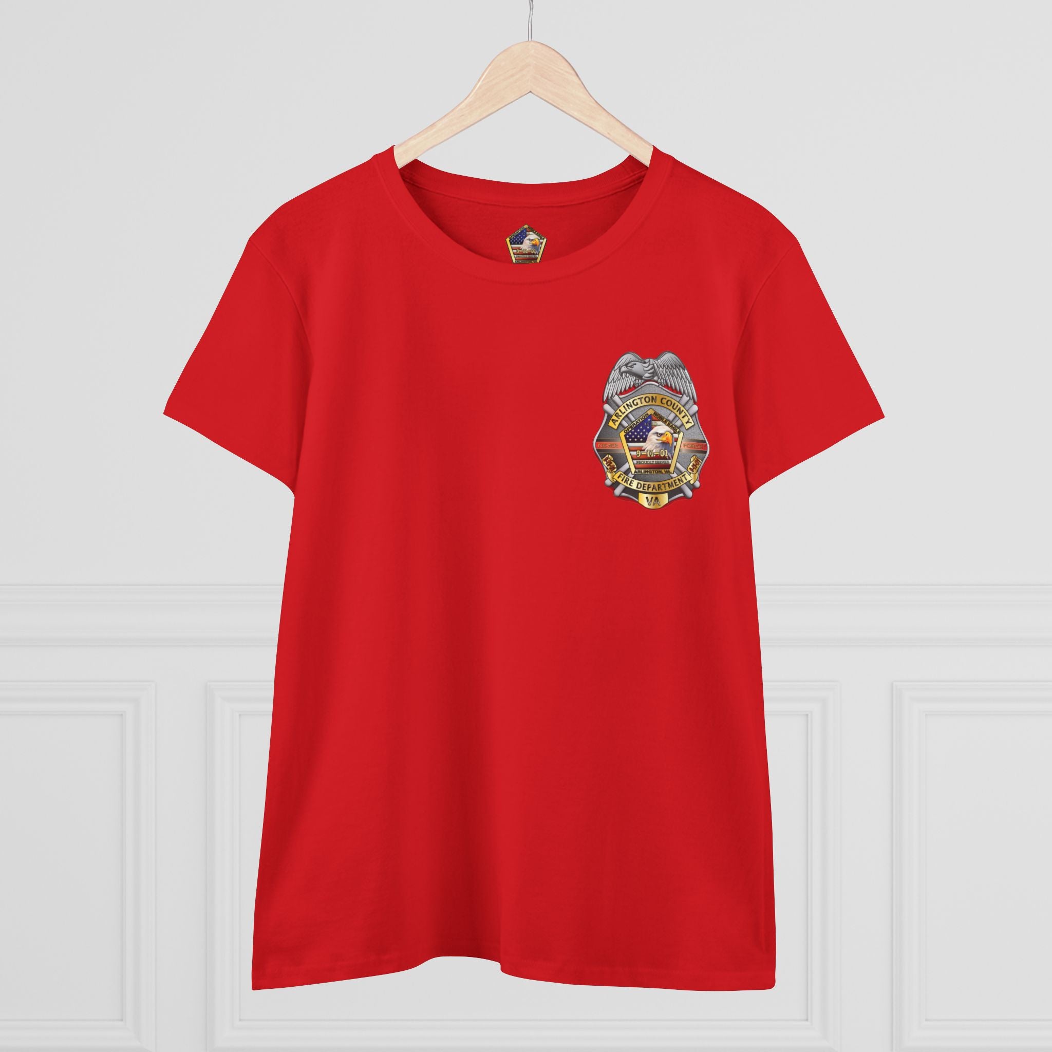 Arlington Badge / Operation Noble Eagle - Gildan Women's Midweight Cotton Tee
