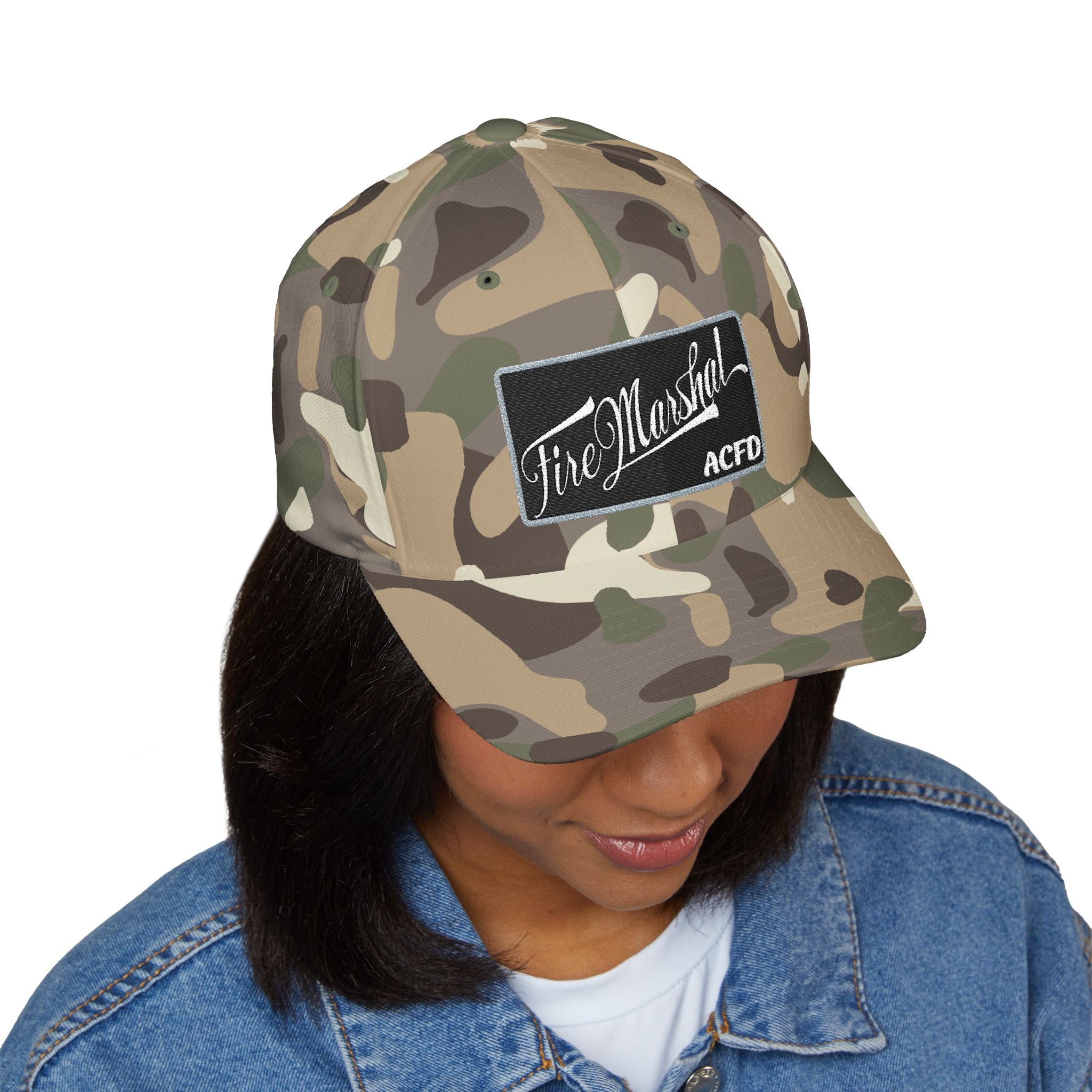Arlington Fire Marshal Written - FLEXFIT Closed-Back Structured Cap (Embroidery)
