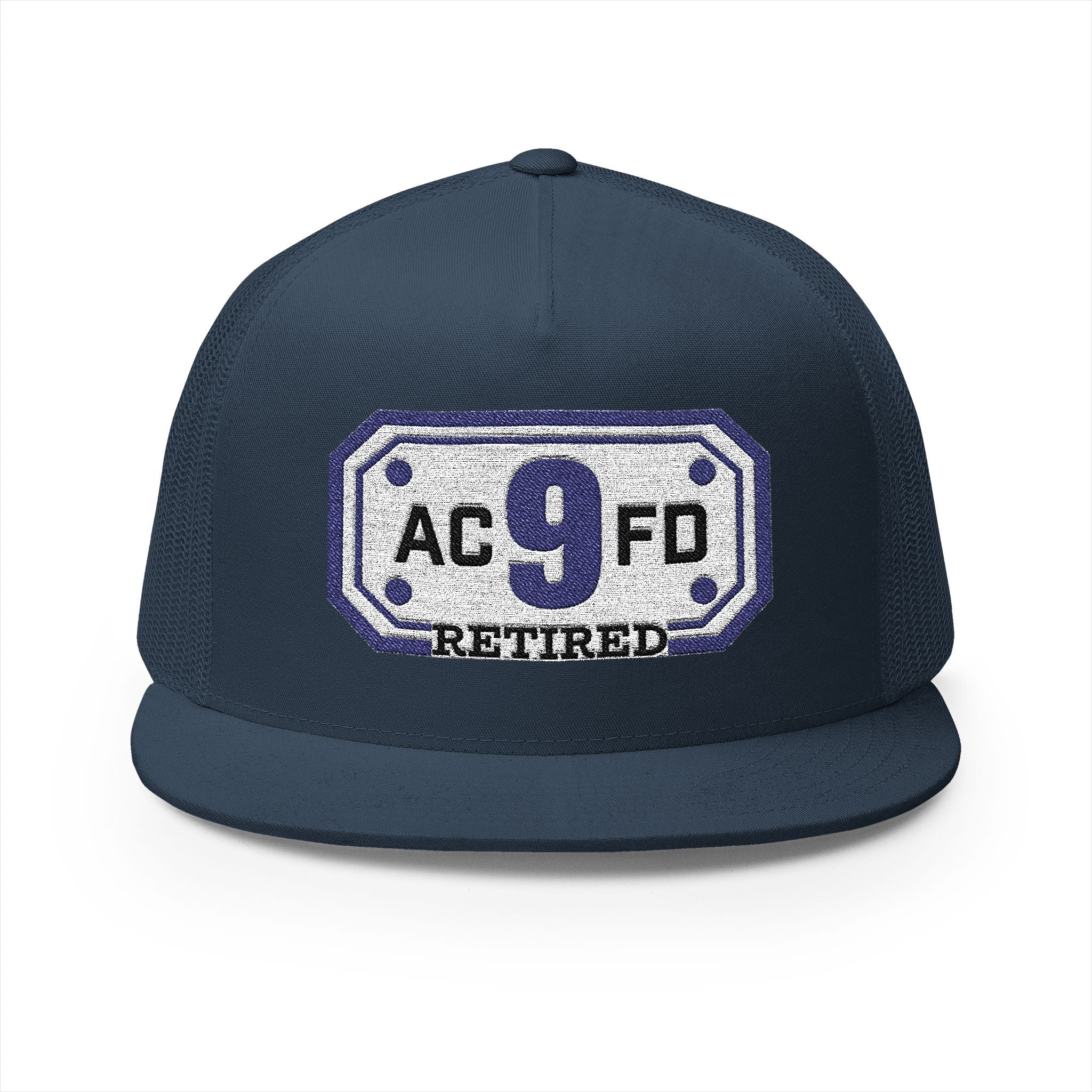 Retired Arlington Rescue 9 - 5 Panel Trucker Cap (Embroidery)