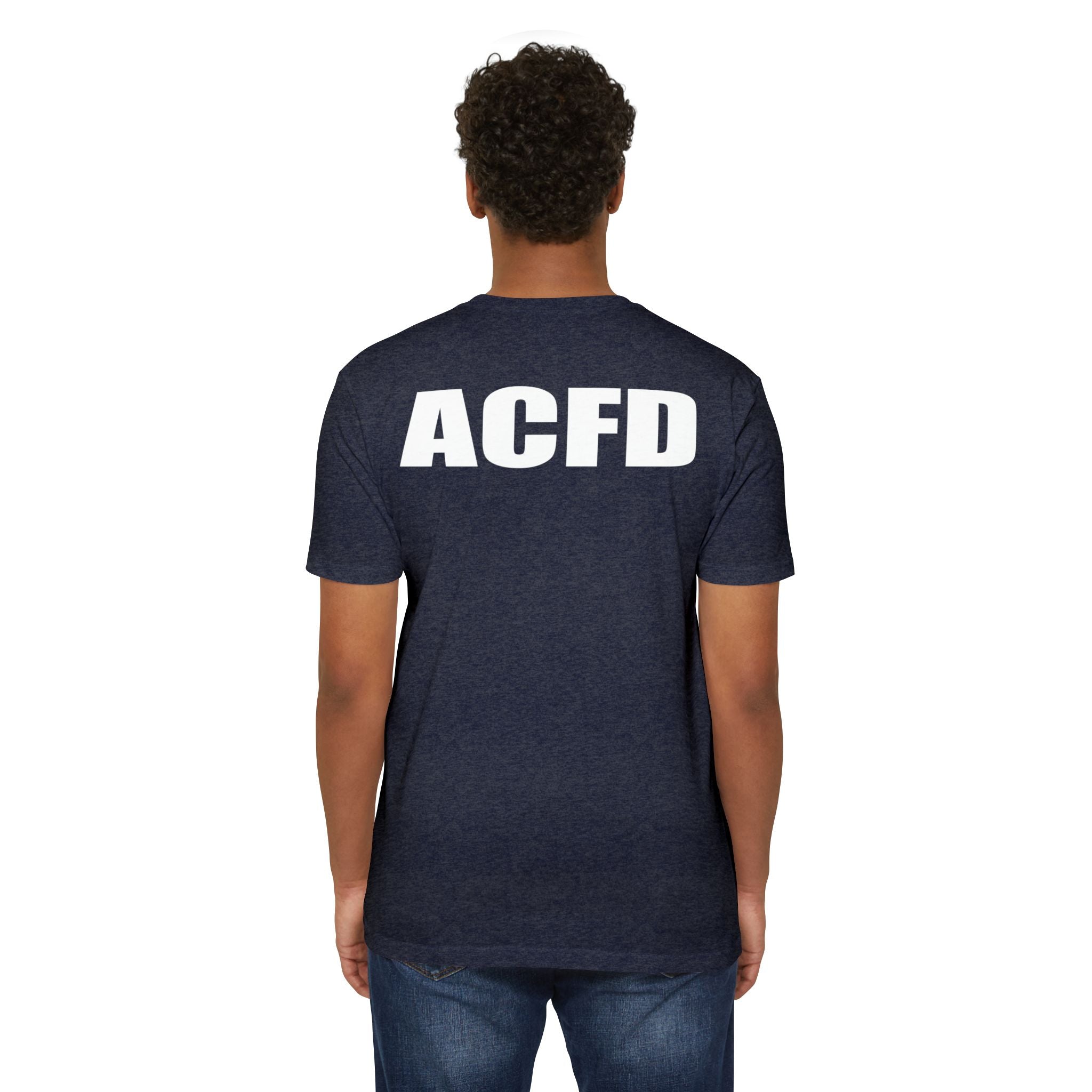 ACFD Firefighter - 60% cotton / 40% polyester Unisex CVC Jersey T-shirt
