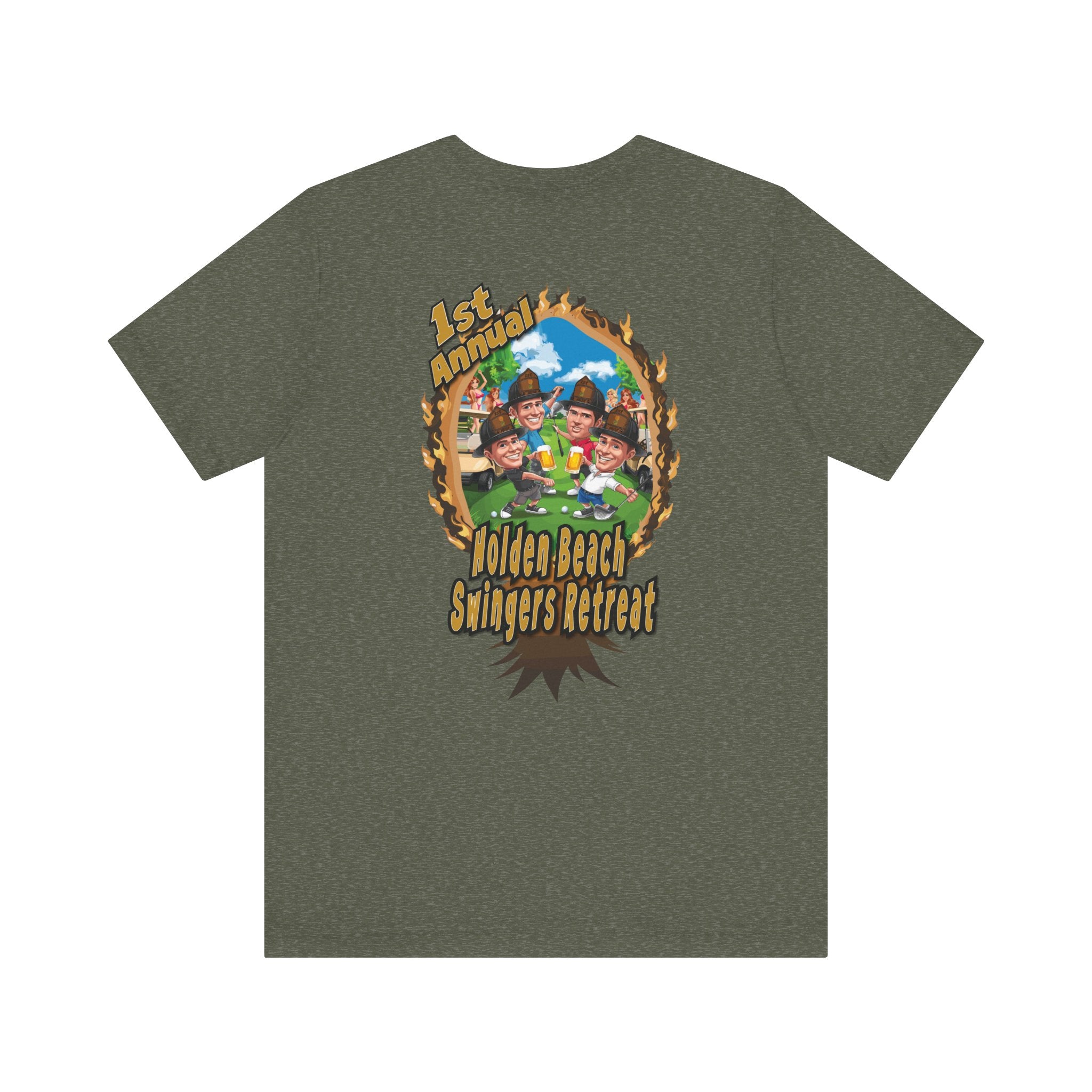Holden Beach Swingers Retreat- Bella+Canvas Soft Unisex Tee