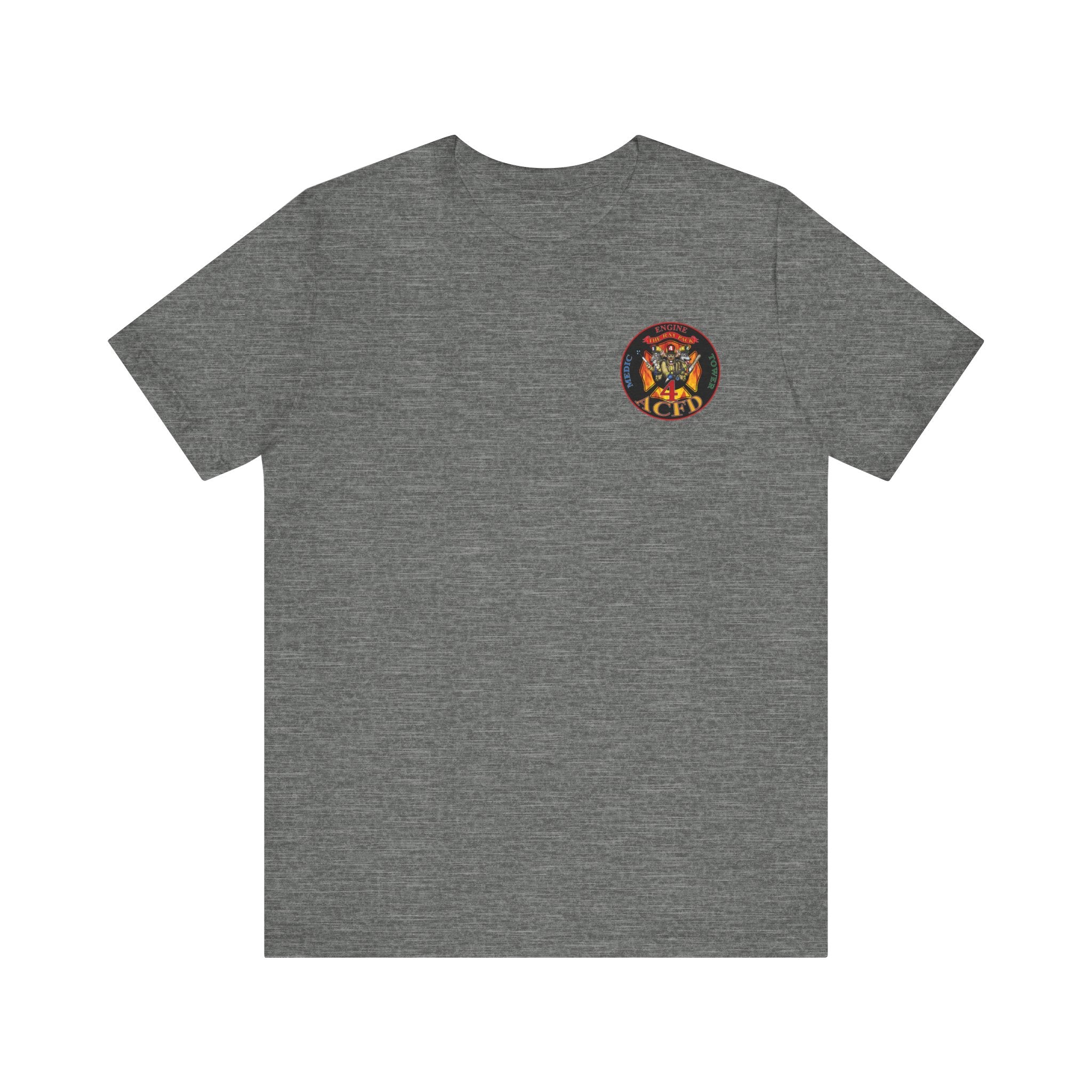 Station 4 RatPack Front AC4FD Back - Bella+Canvas Soft Unisex Tee
