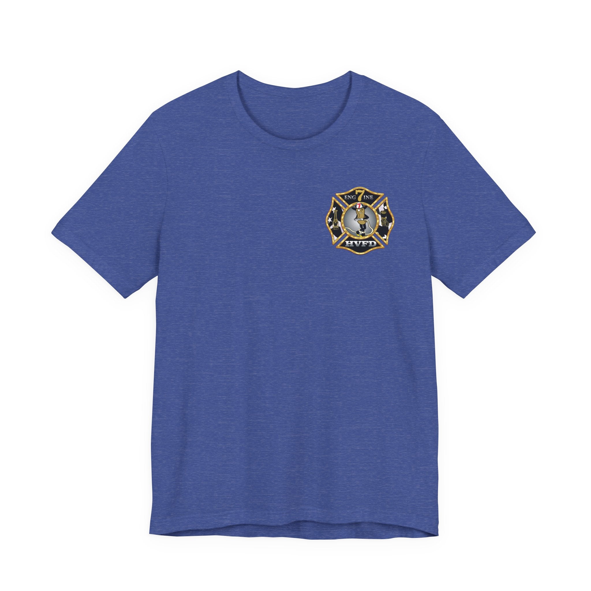 Hollywood MD Vol Fire Eng7ine - Bella+Canvas Soft Unisex Tee