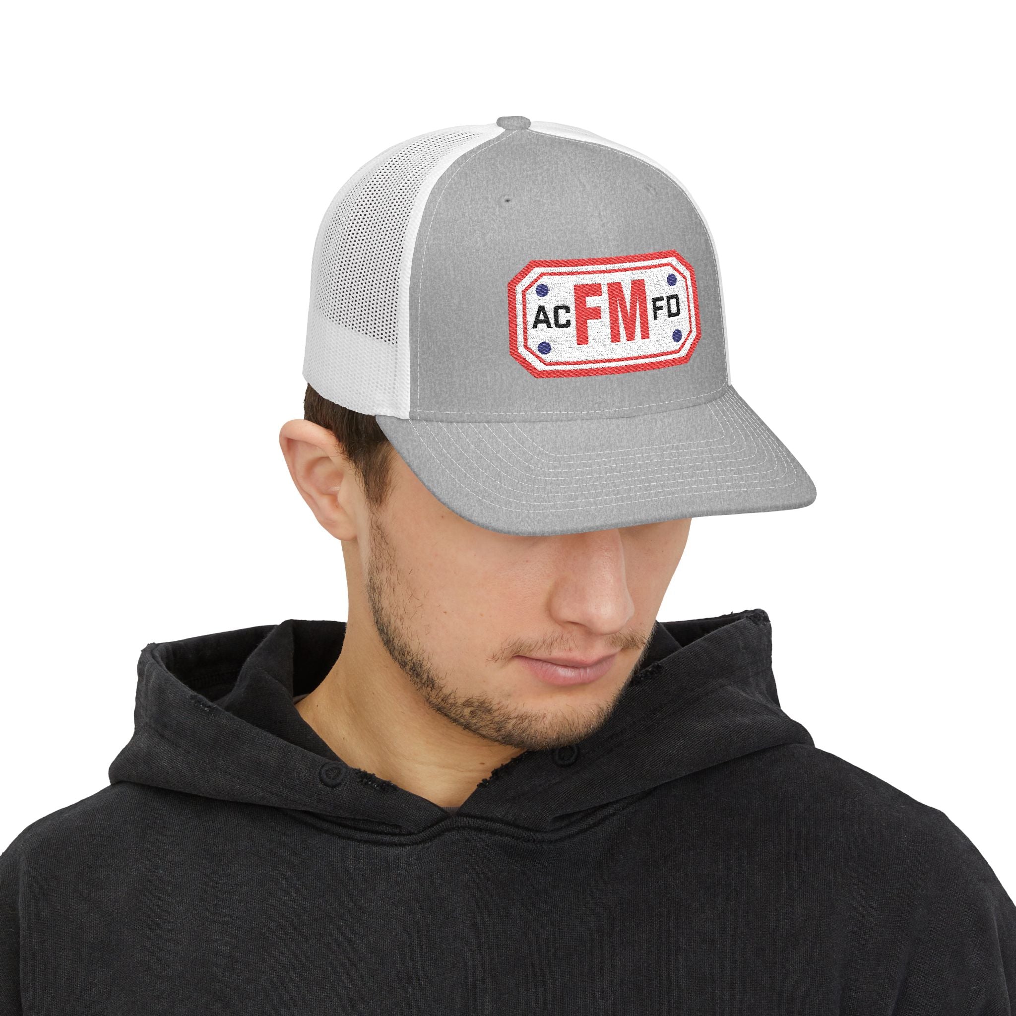 Arlington Fire Marshal Red - Snapback Trucker (Richardson 112 Style Hat)