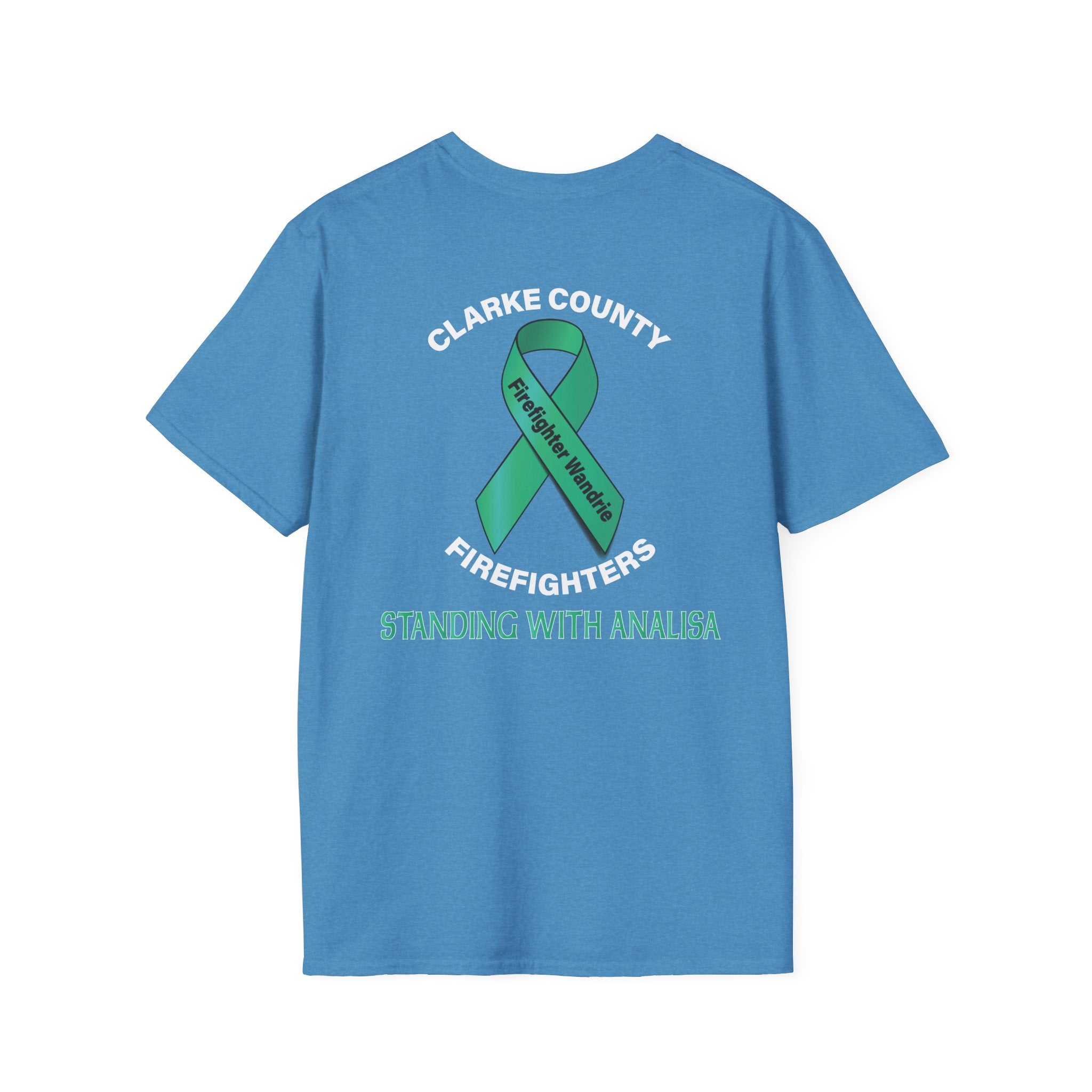 Clark County Firefighter Wandrie Support - Gildan Soft Cotton Softstyle T-Shirt