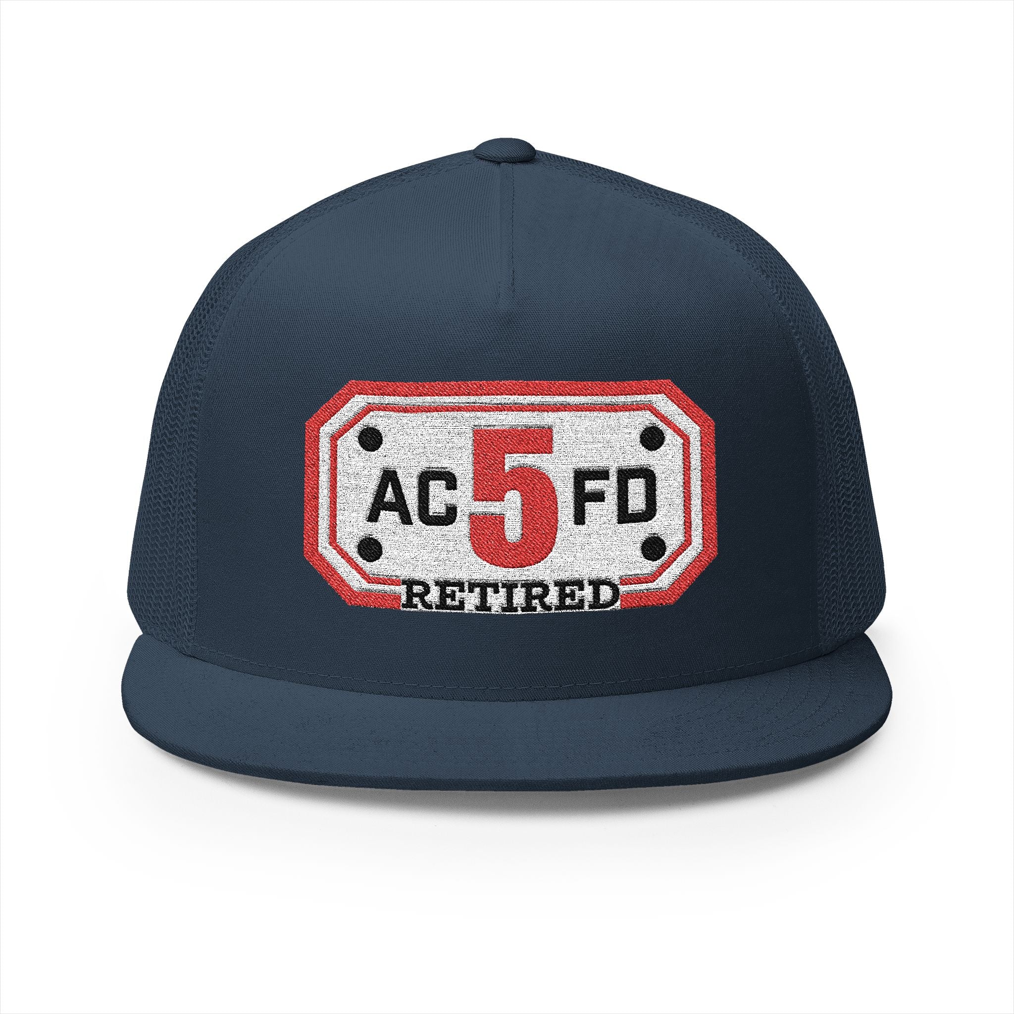 Retired Arlington Engine 5 - 5 Panel Trucker Cap (Embroidery)