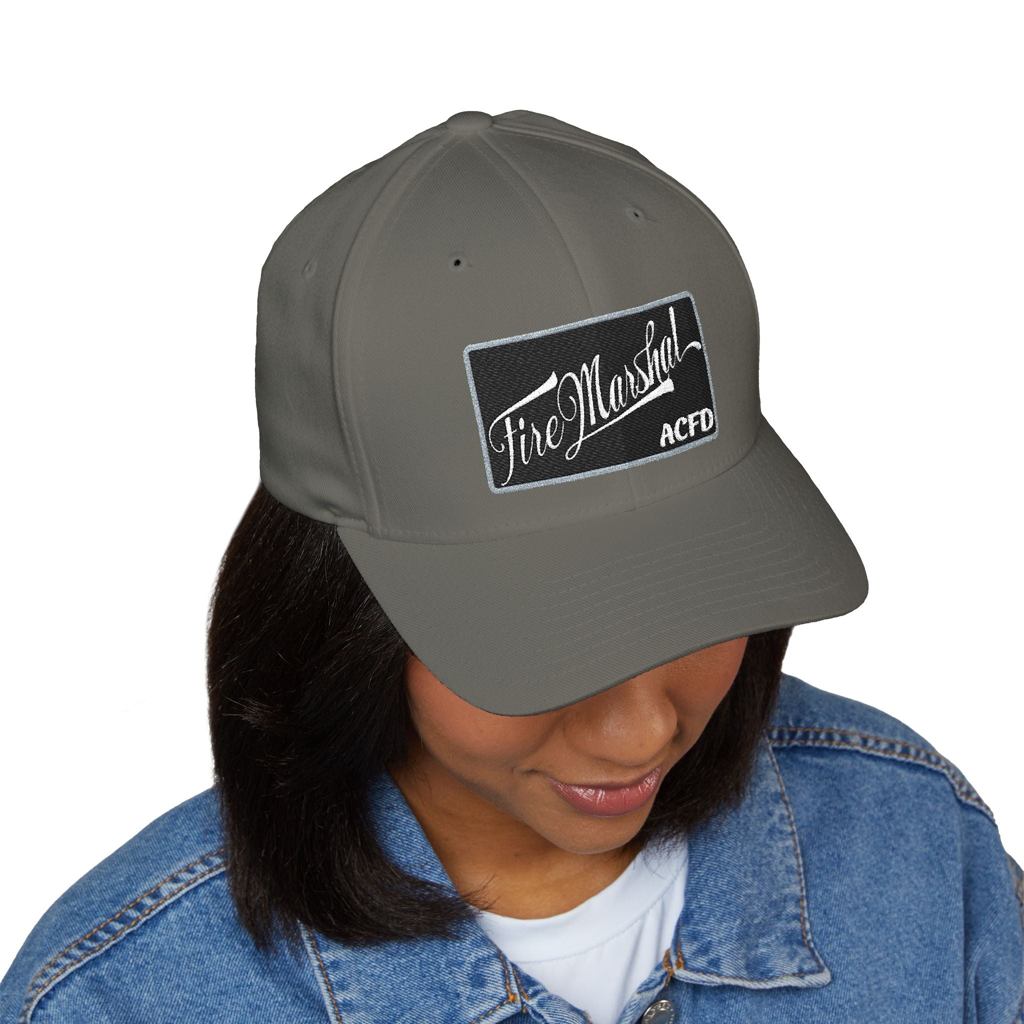 Arlington Fire Marshal Written - FLEXFIT Closed-Back Structured Cap (Embroidery)