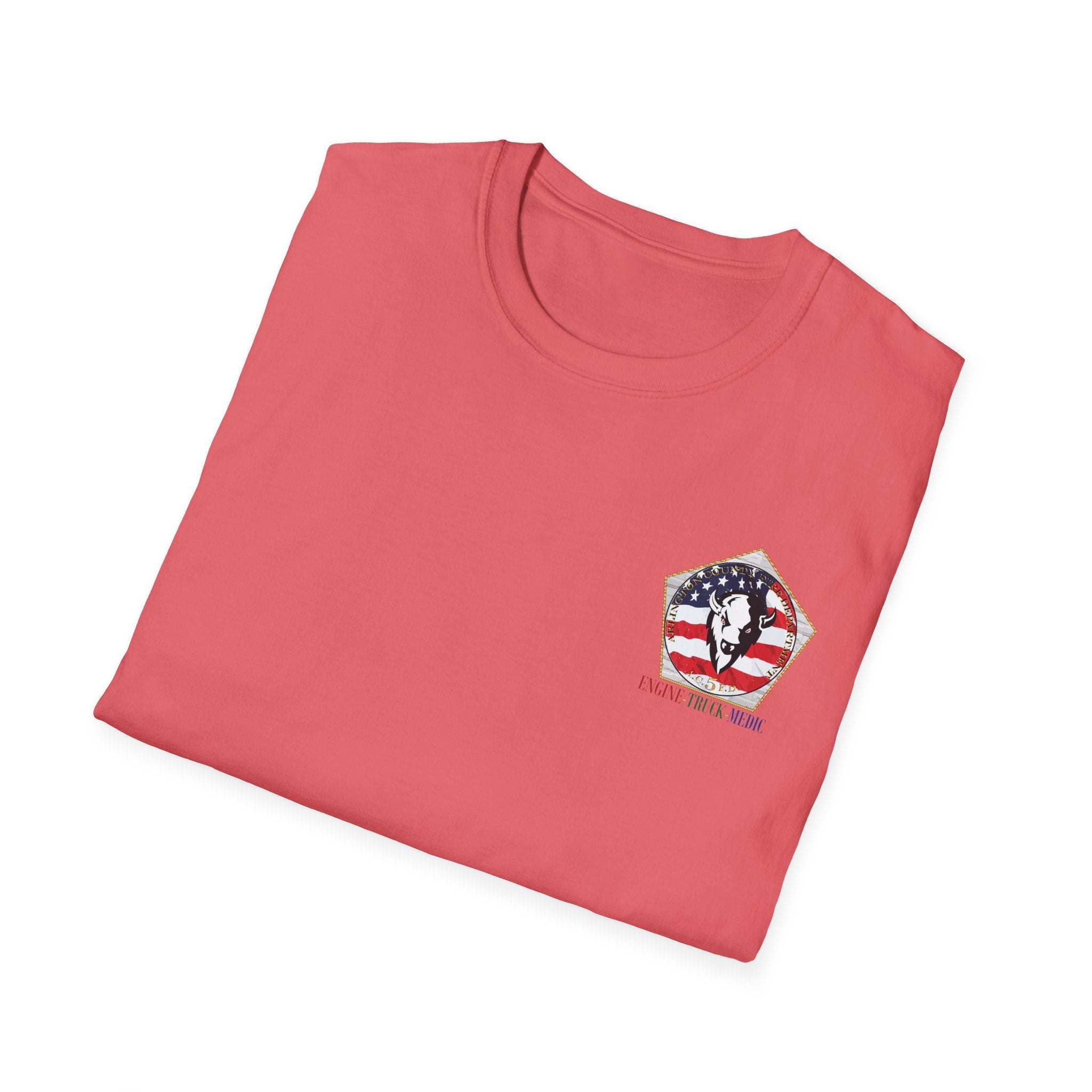 Station 5 Arlington (version 2) - Gildan Soft Cotton Softstyle T-Shirt