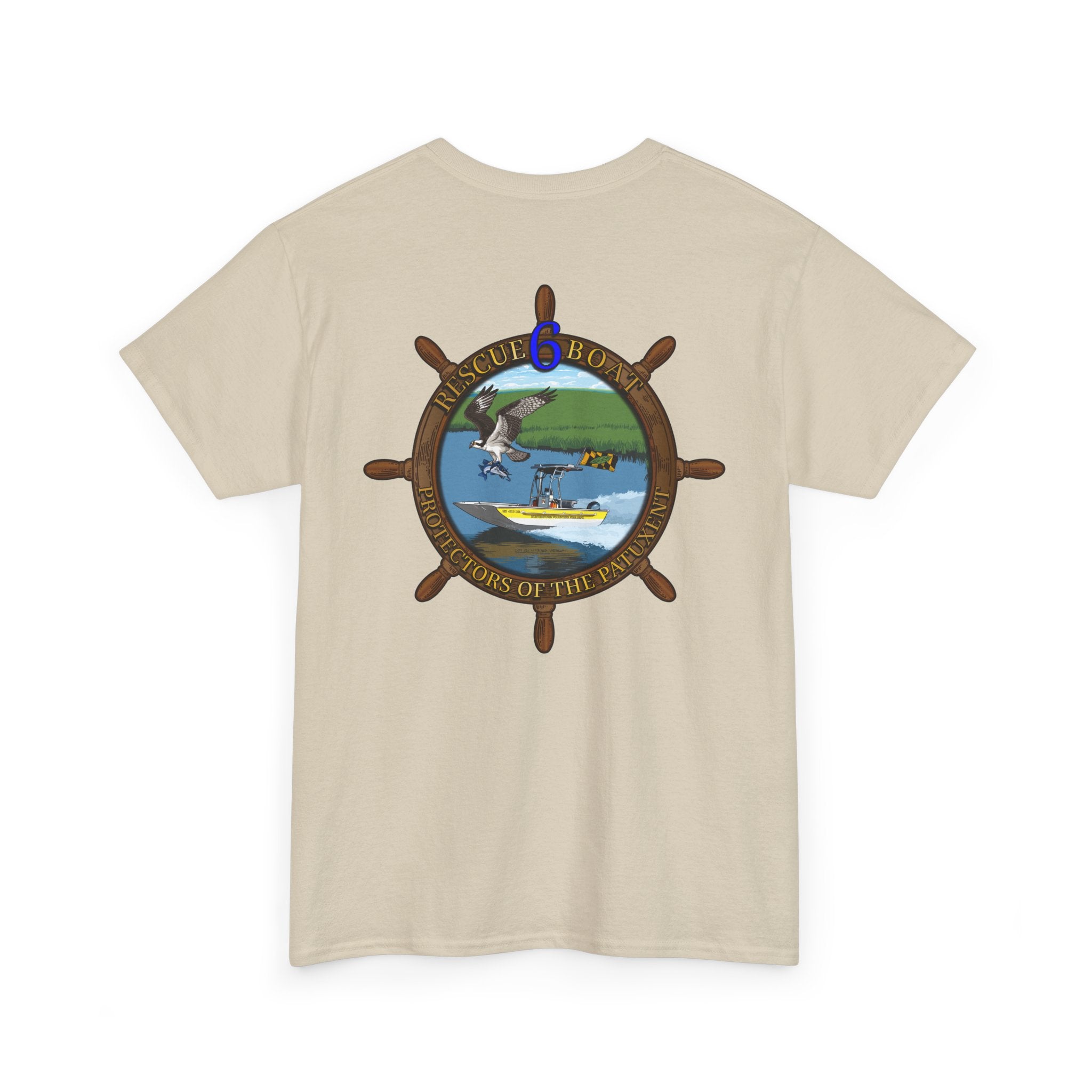 Huntingtown Vol. Fire Boat 6 - Heavy Cotton Unisex Tee