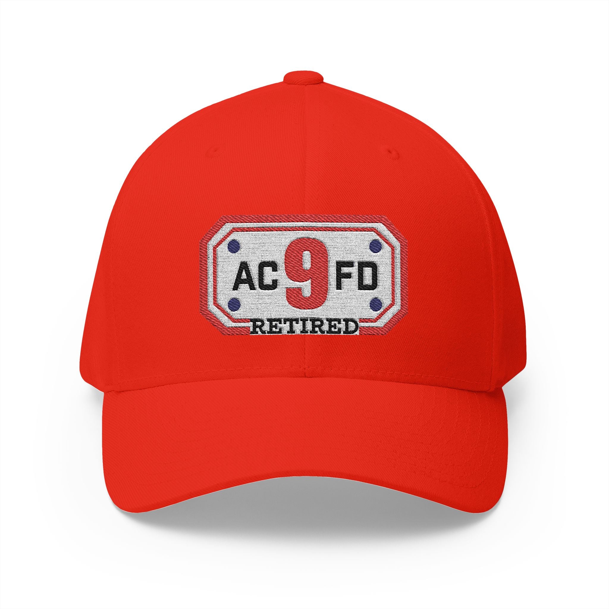 Retired Arlington Engine 9 - FLEXFIT Closed-Back Structured Cap (Embroidery)