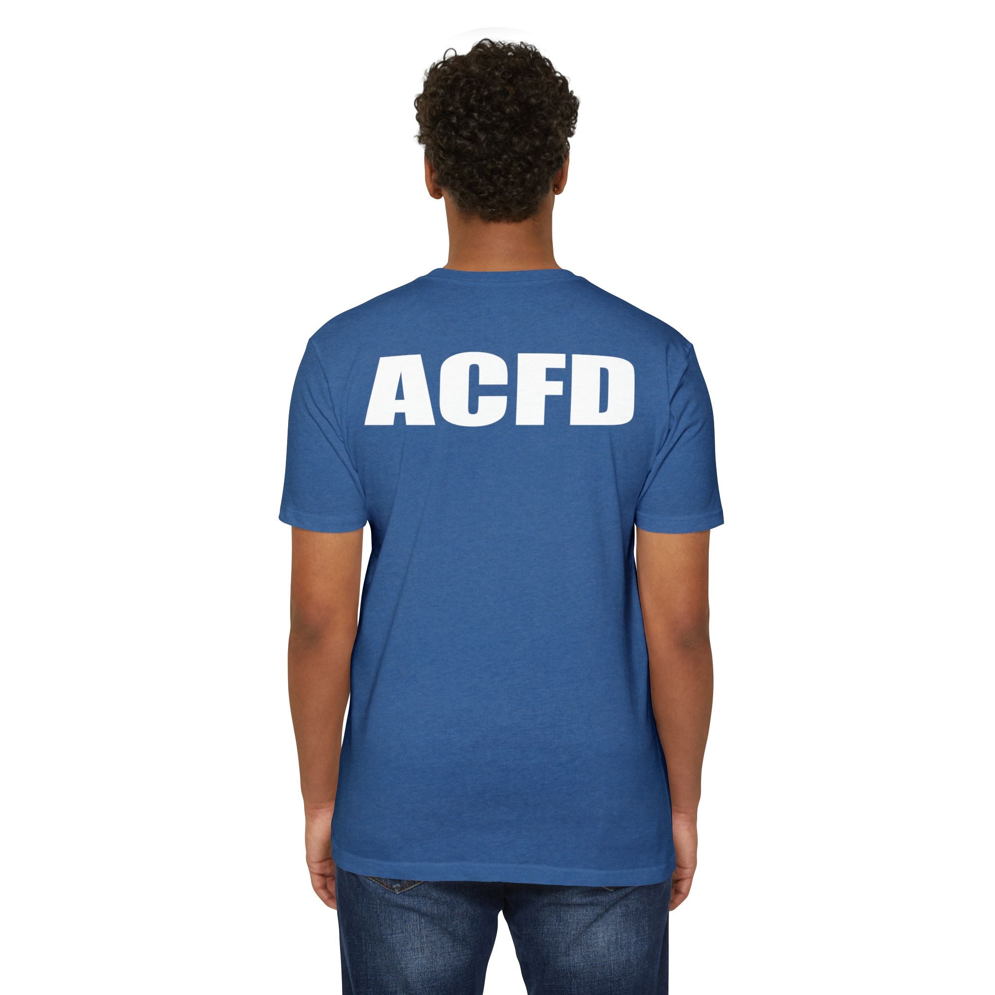 ACFD Firefighter - 60% cotton / 40% polyester Unisex CVC Jersey T-shirt