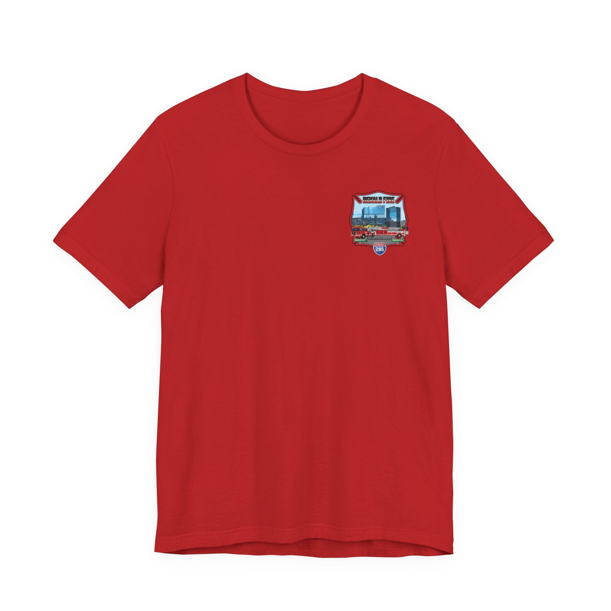 Dekalb County Fire Tiller 18 Rendering - Bella+Canvas Soft Unisex Tee