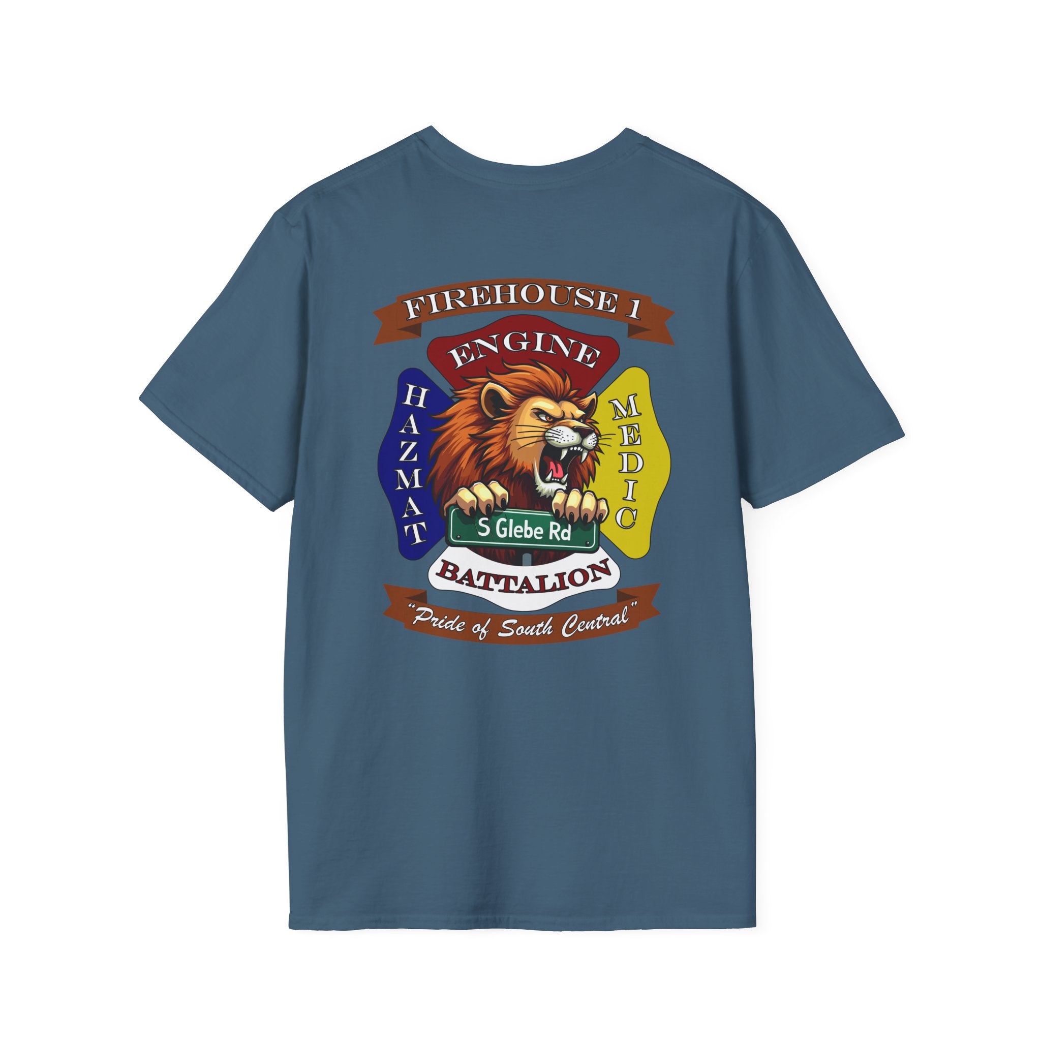 "South Central" Station 1 (version 4) - Gildan Soft Cotton Softstyle T-Shirt