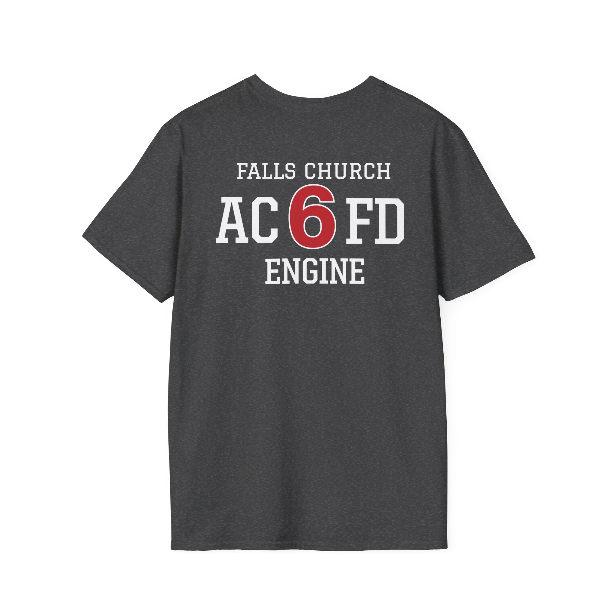 Engine 6 Falls Church - Gildan Soft Cotton Softstyle T-Shirt