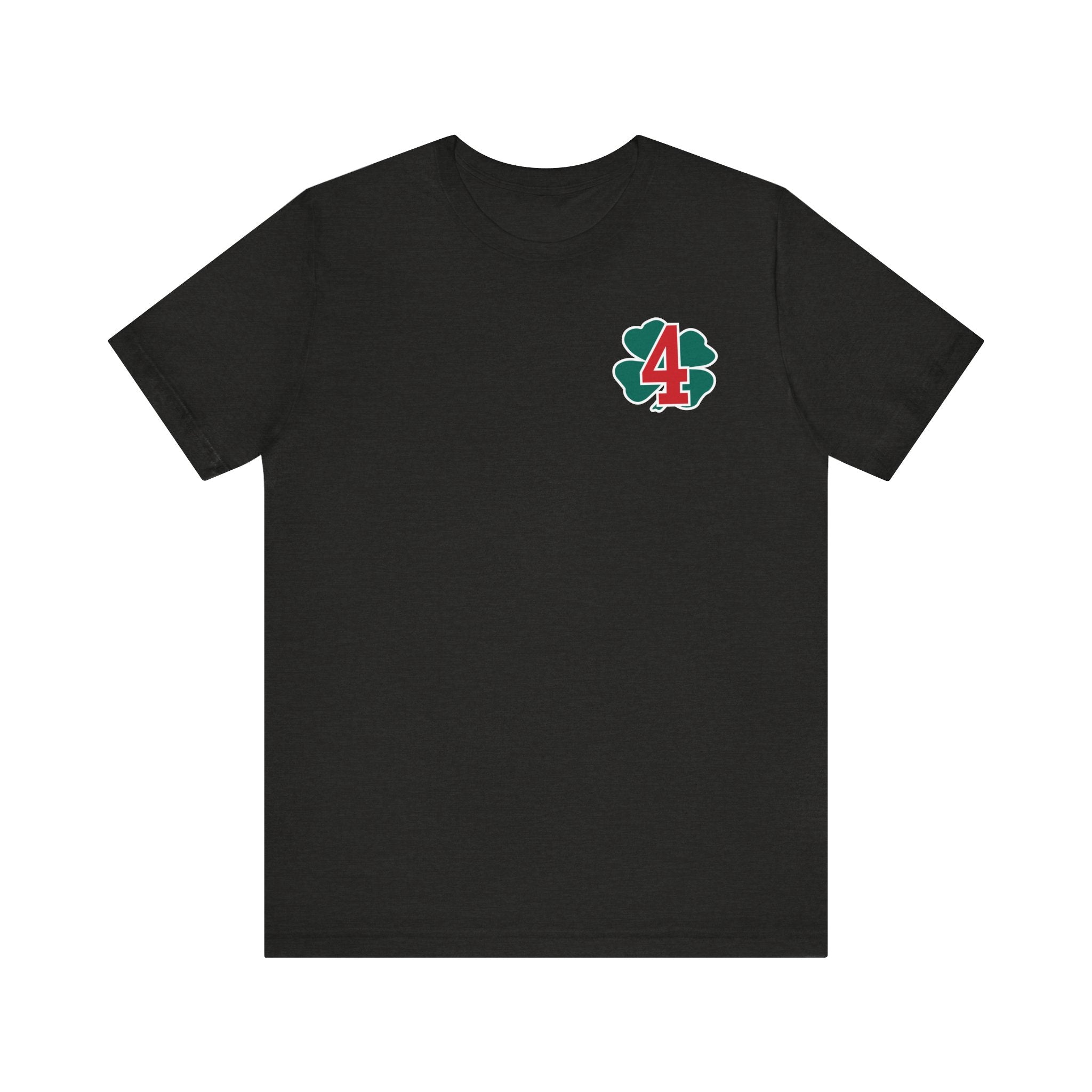 Station 4 Clover on front and back - Bella+Canvas Soft Unisex Tee