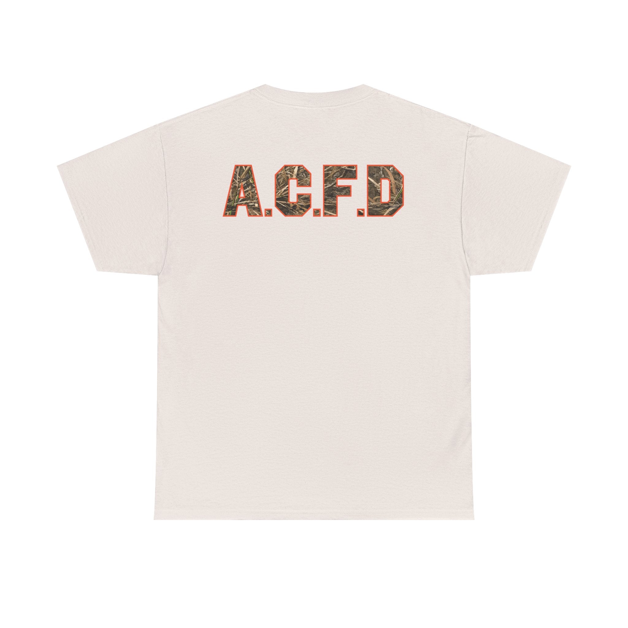 Heavy Cotton Unisex Tee - Arlington Camo Deer Hunter